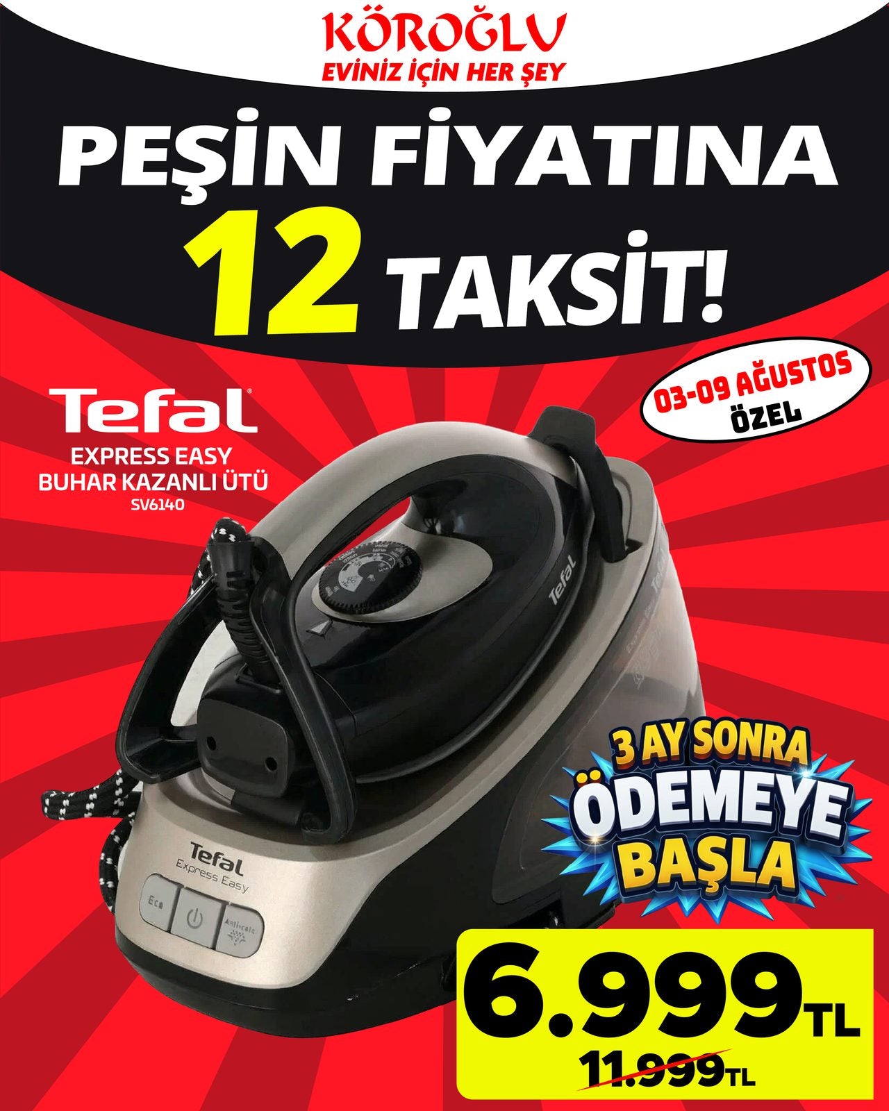 Tefal Express Easy Buhar Kazanlı Ütü Main image