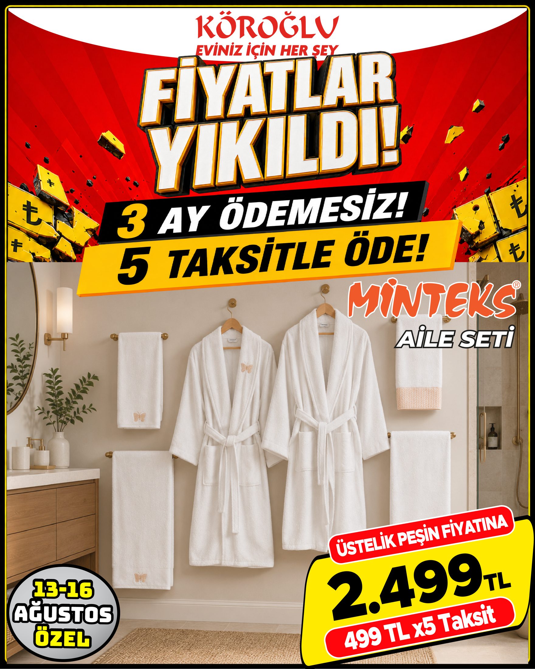 Emsan Everest Çelik Çeyiz Seti
