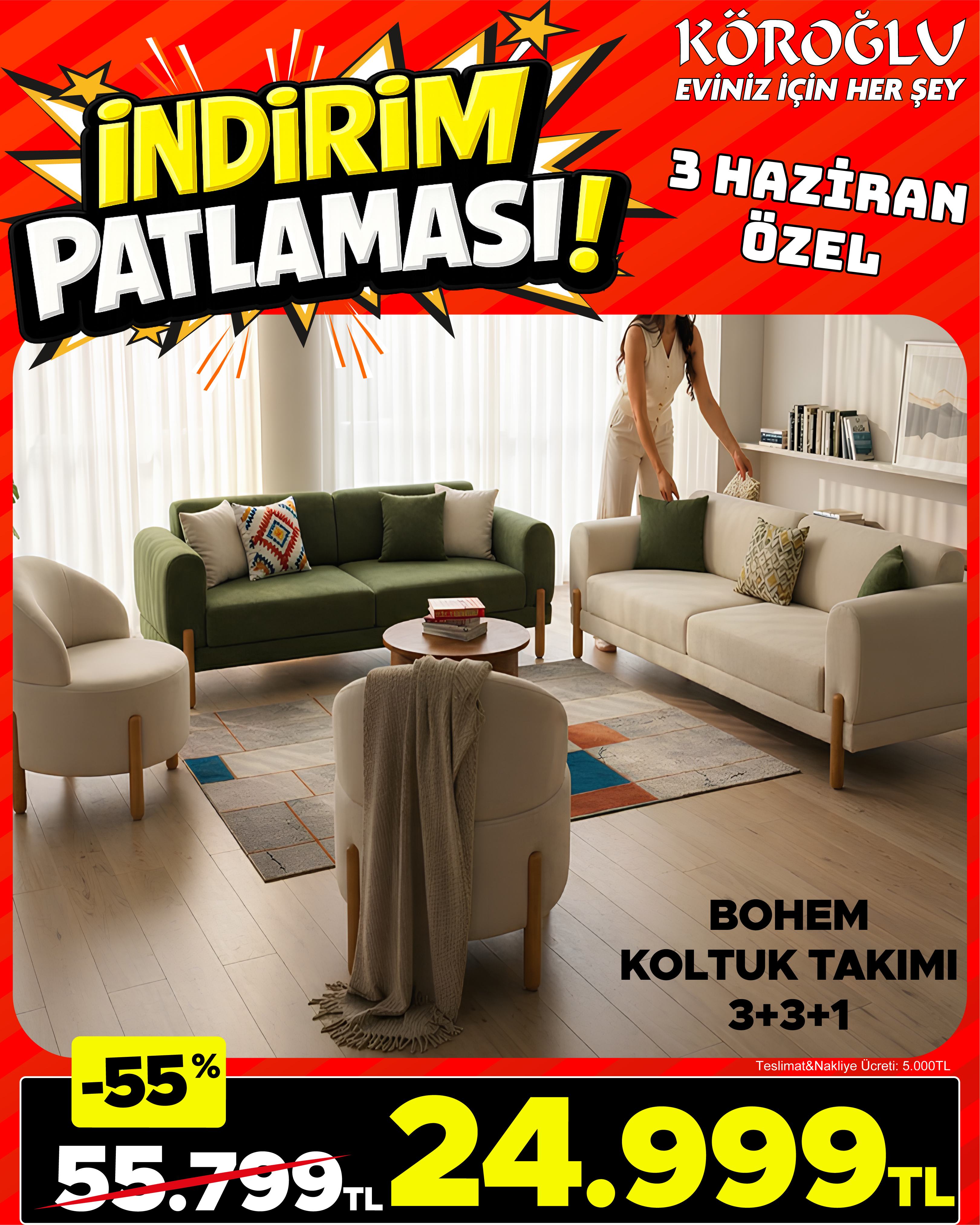 Bohem Koltuk Takımı Main image