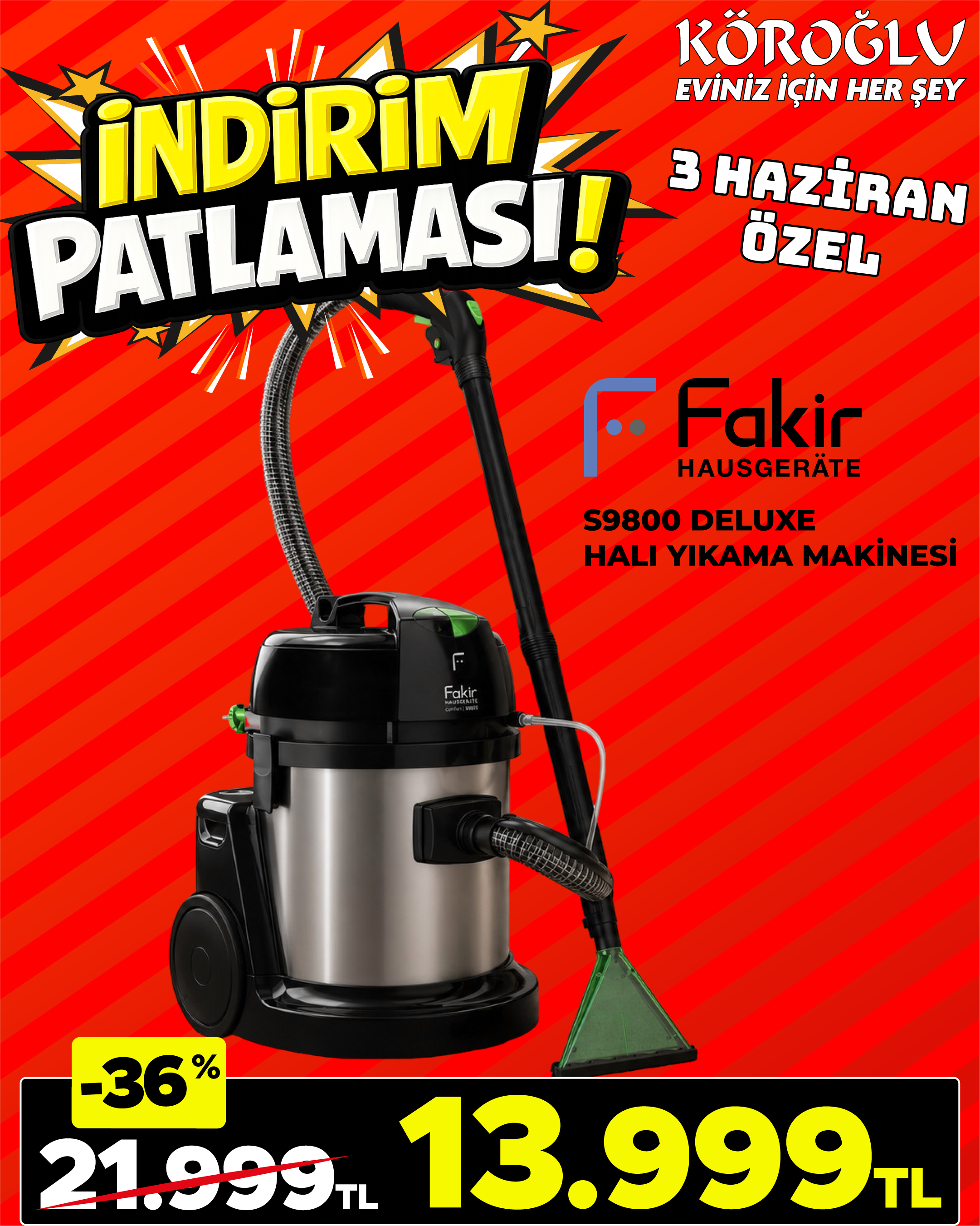 Fakir Halı Yıkama Makinesi Main image