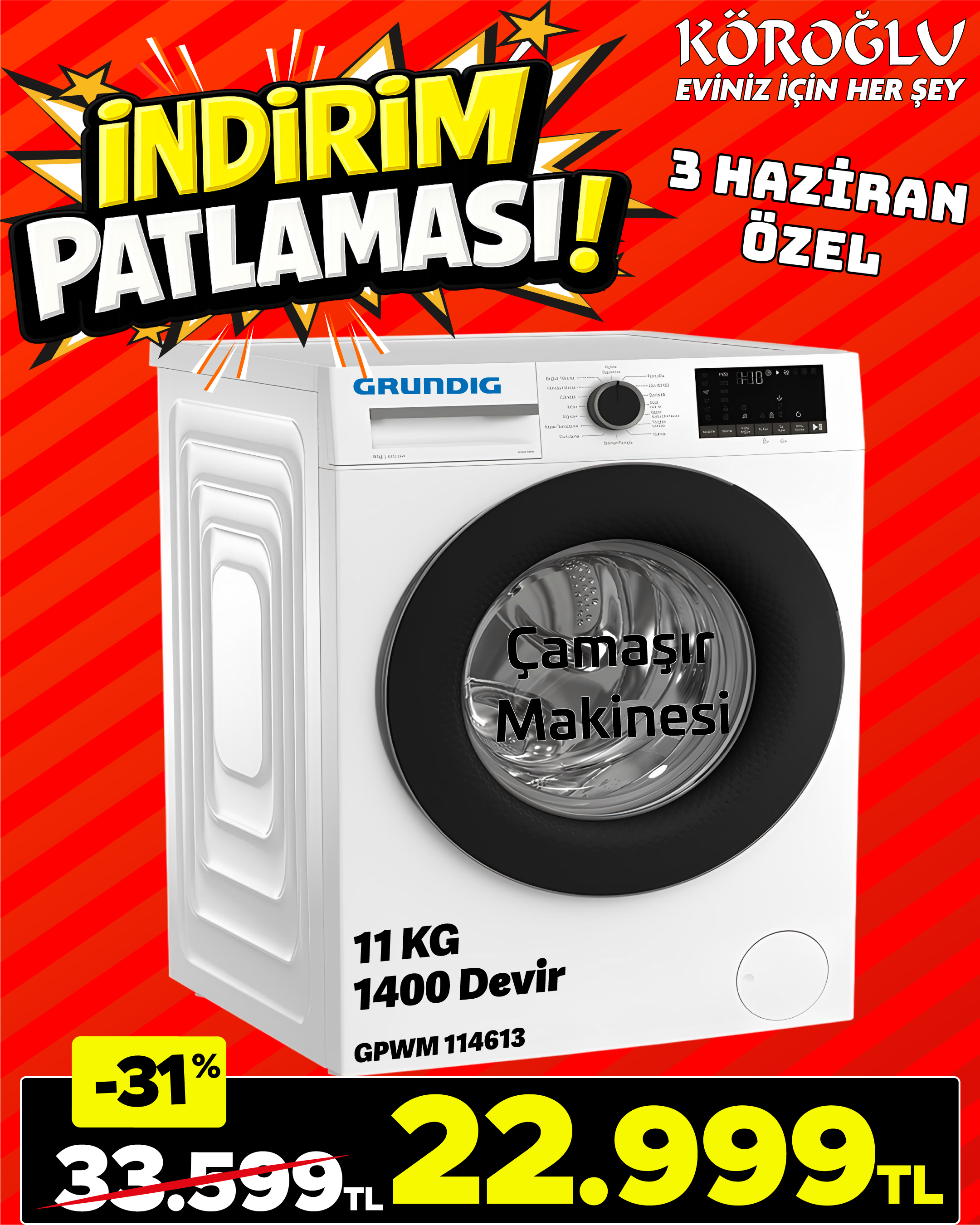 Grundig Çamaşır Makinesi