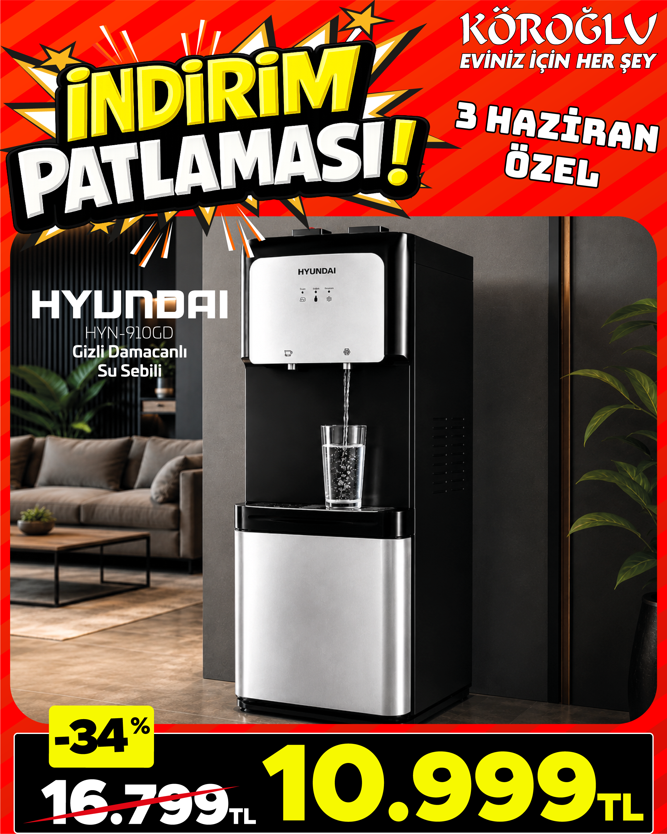 Hyundai Gizli Damacanalı Su Sebili Main image