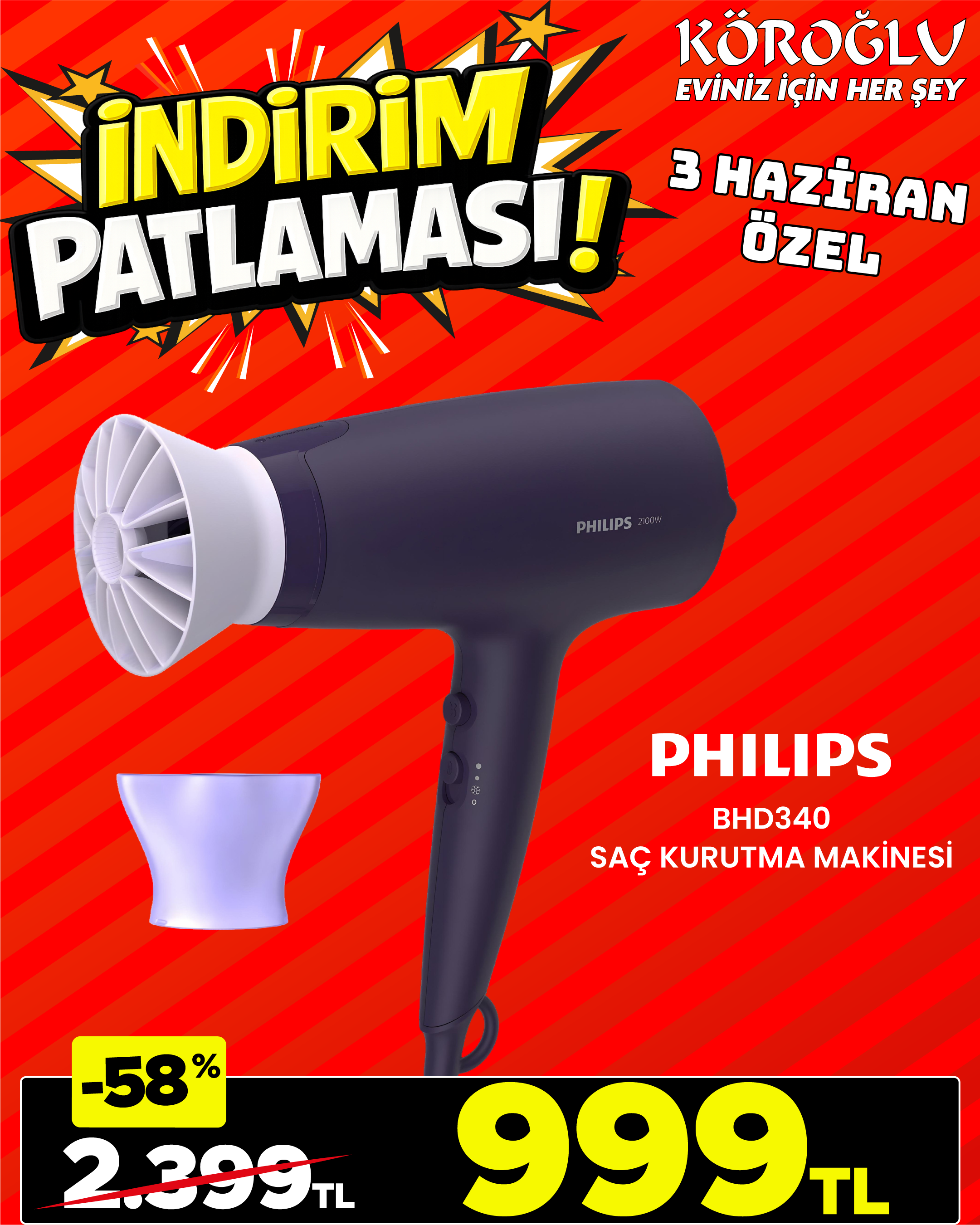 Philips Saç Kurutma Makinesi