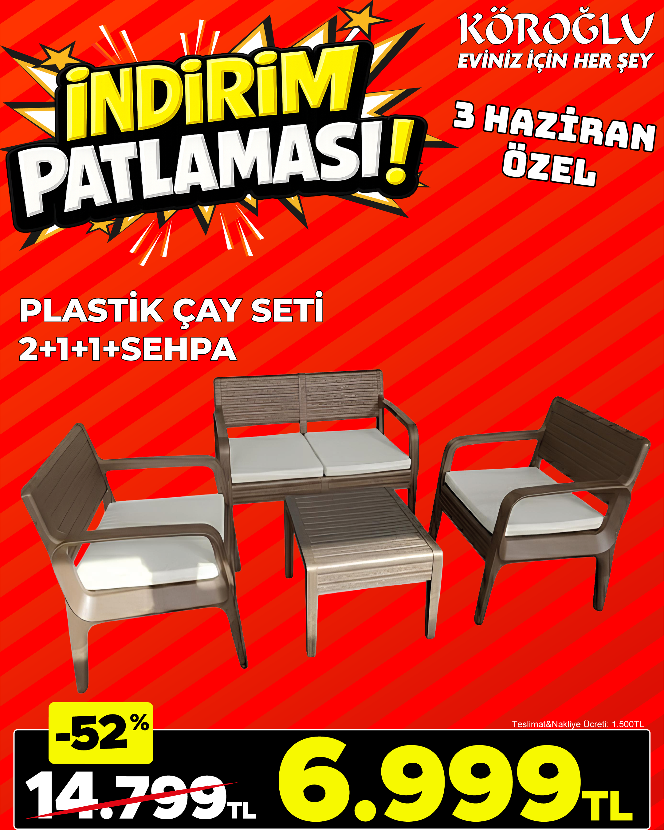 Plastik Çay Seti Main image