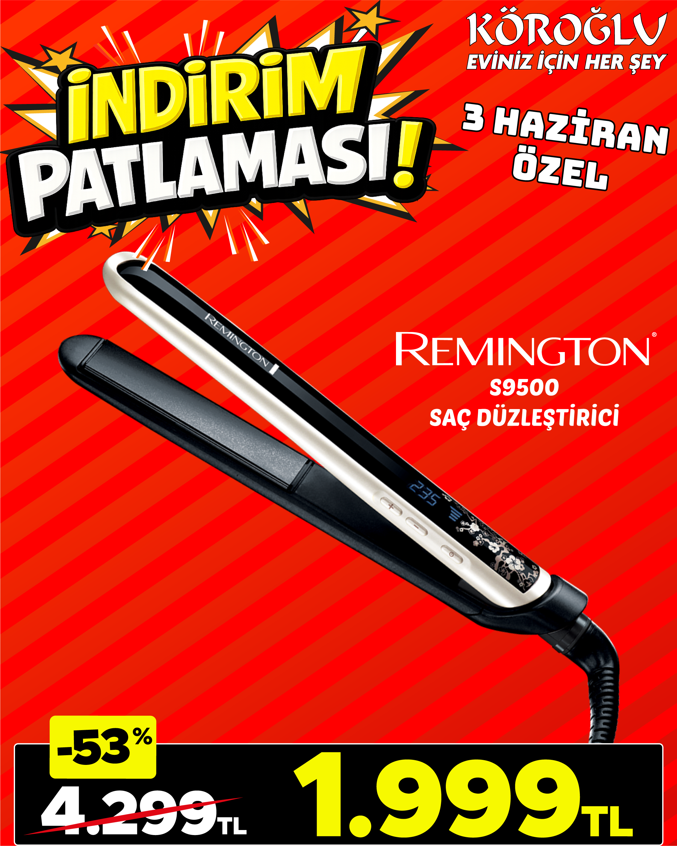 Remington Saç Düzleştirici Main image