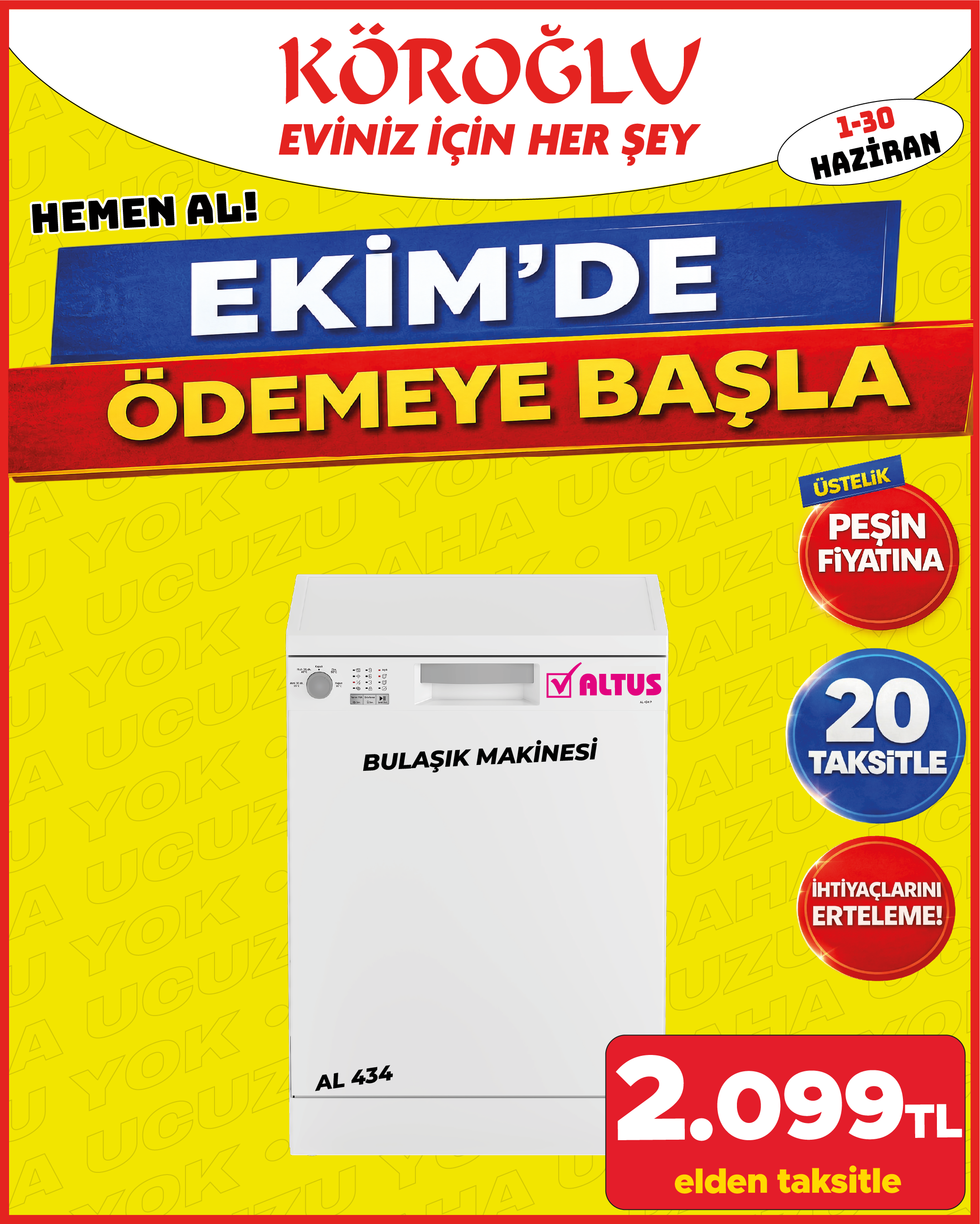 Altus AL KM 1054 Kurutma Makinesi