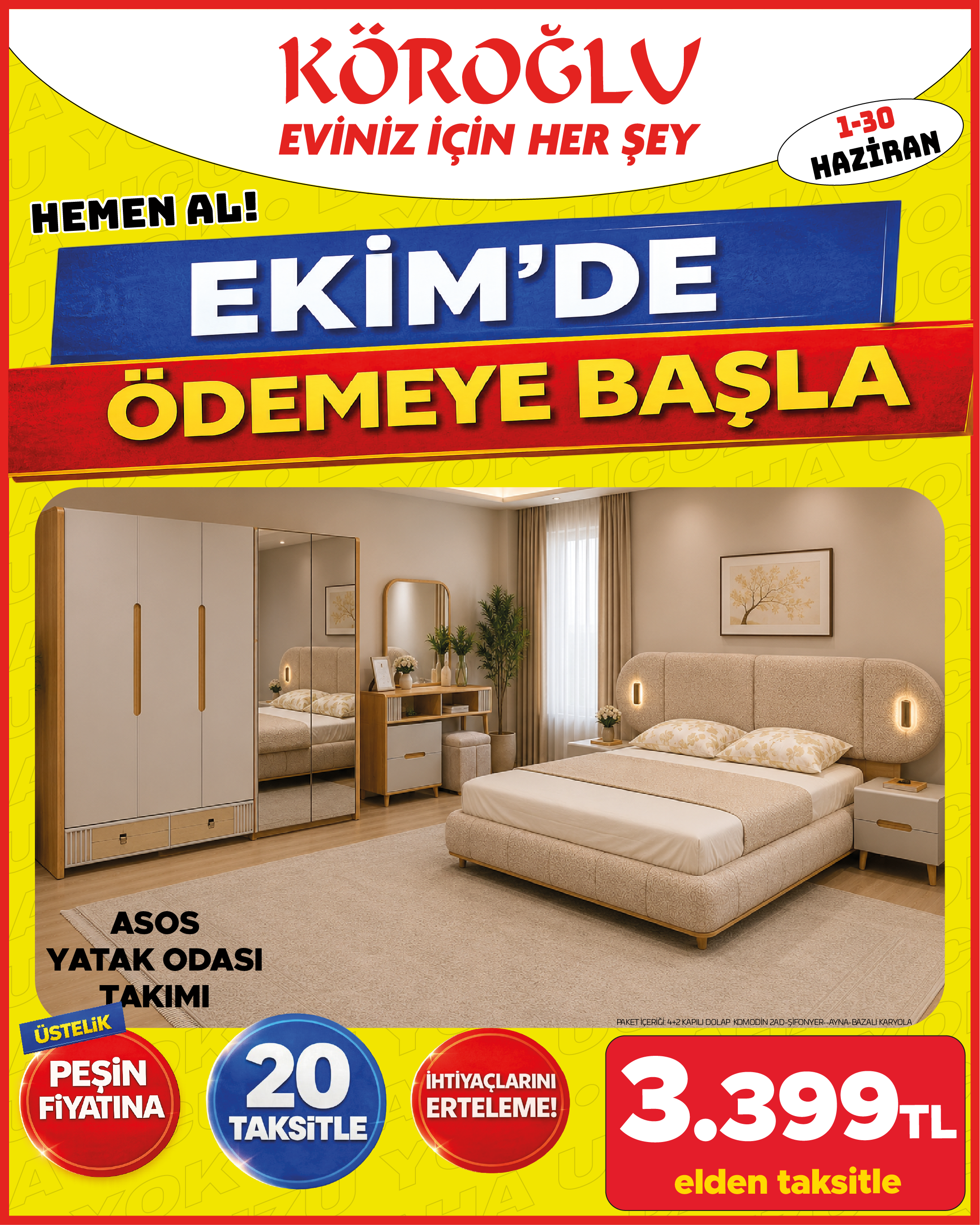 Asos Yemek Odası Takımı