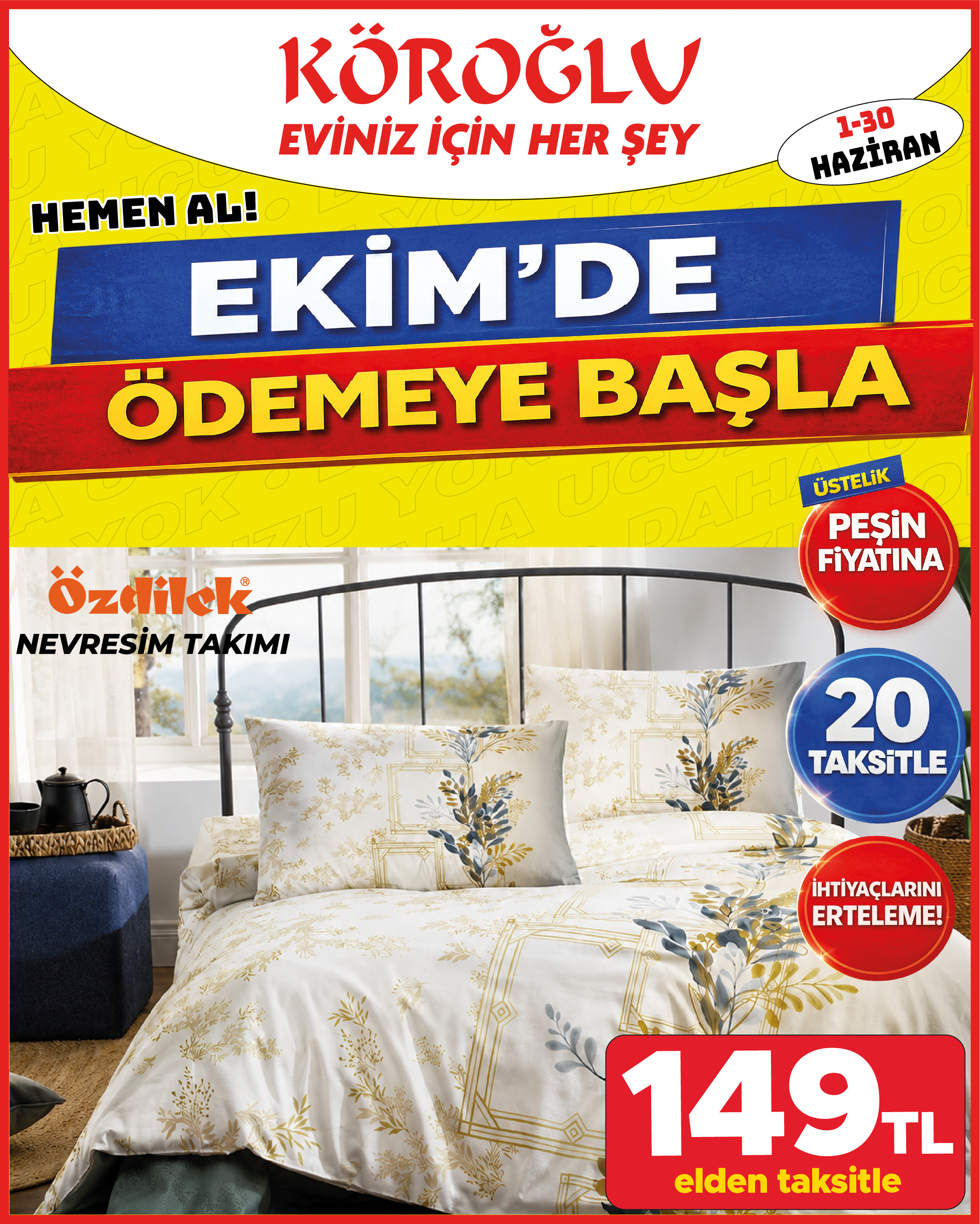 Çift Kişilik Yatak Örtüsü Seti