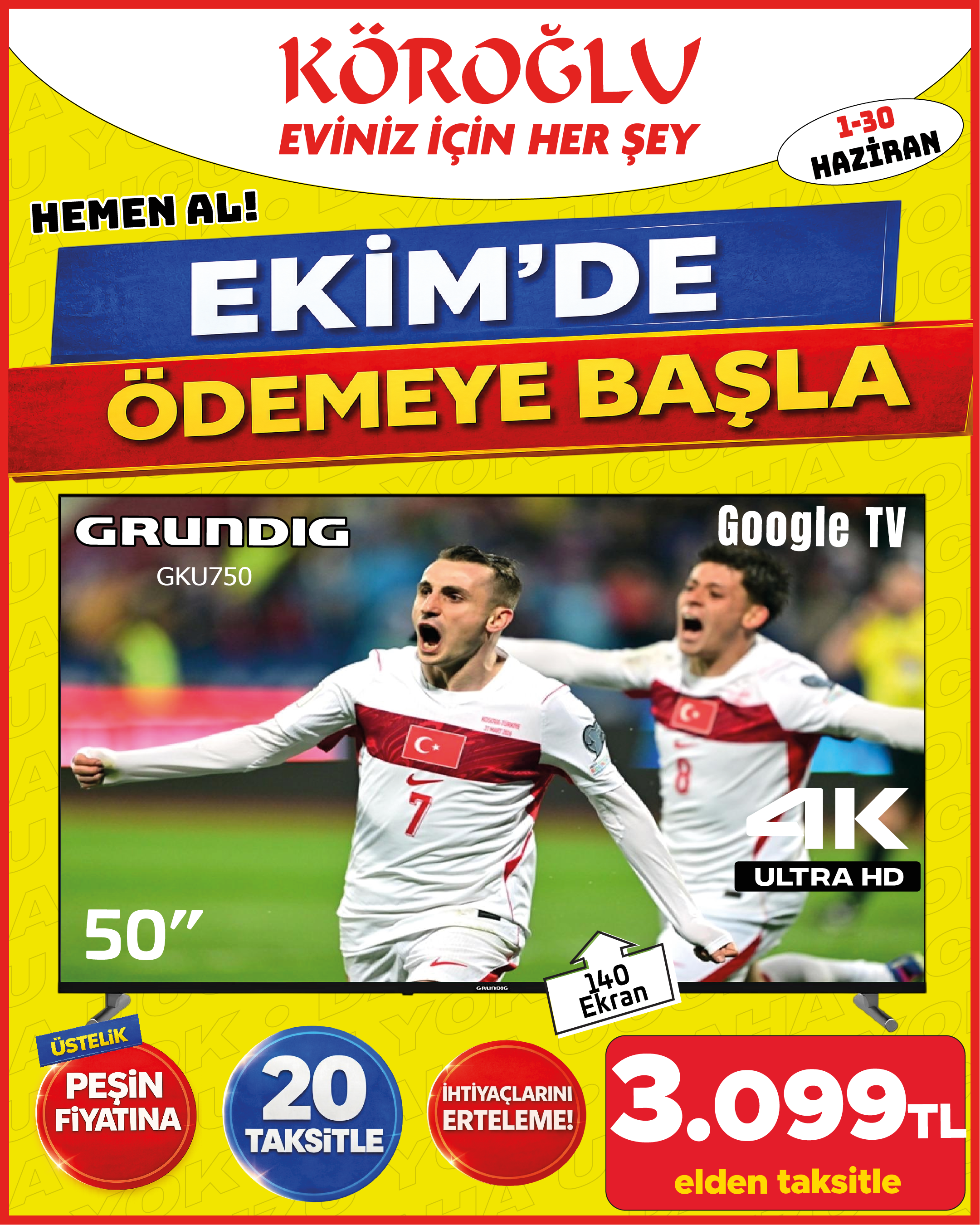 Grundig GKU750 50 İnç Google TV 4K Ultra HD Main image