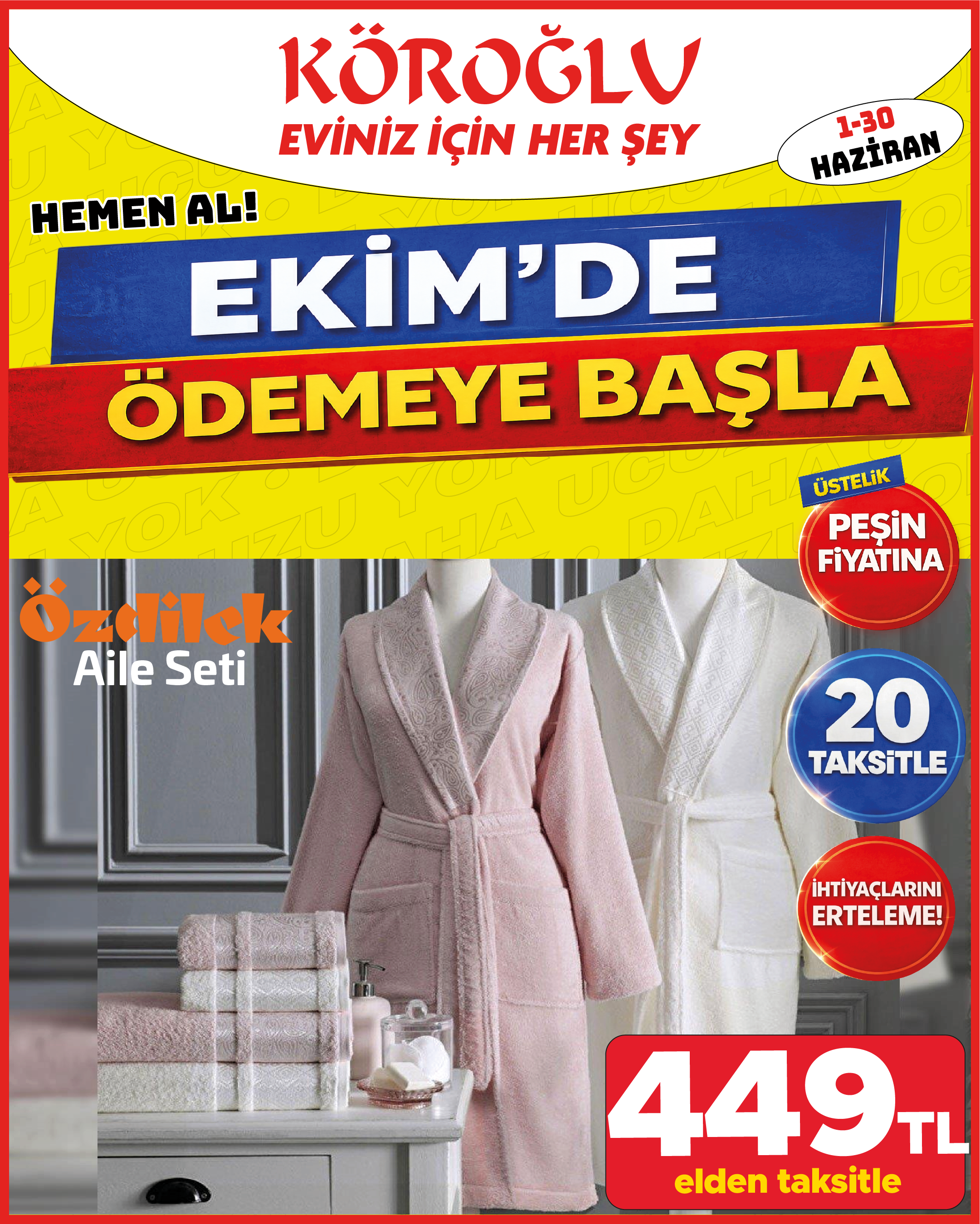 Özdilek Lastikli Çarşaf Seti