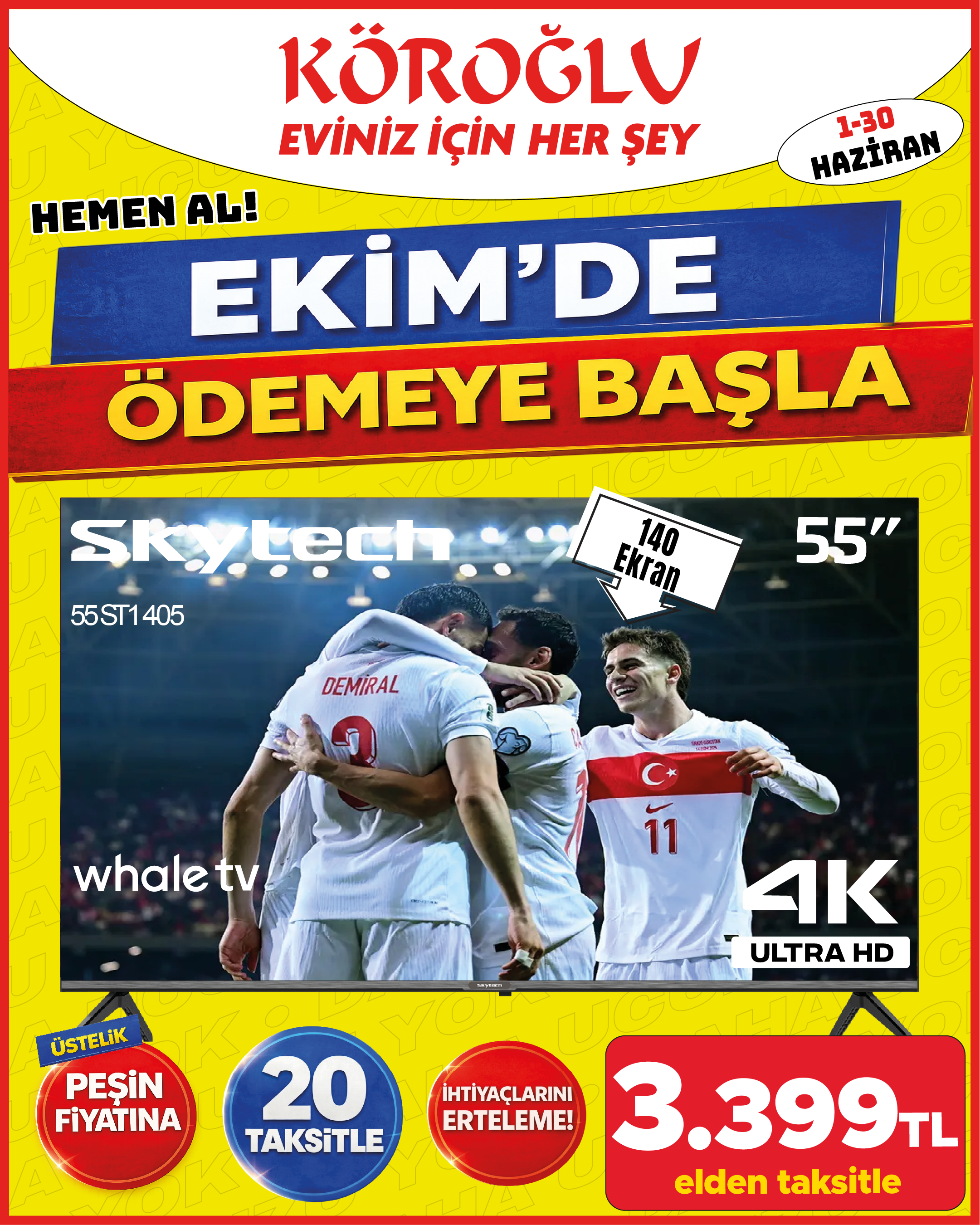 Skytech 55ST1405 55 İnç Whale TV 4K Ultra HD Main image