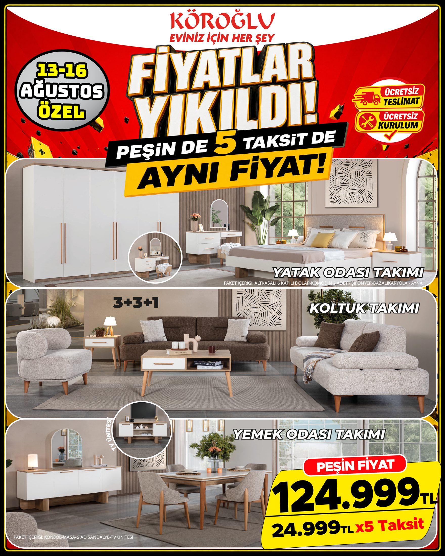 3'lü Çeyiz Paketi Model 2 Main image