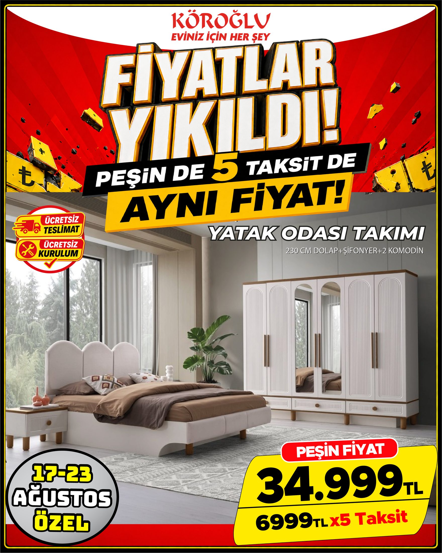 Safir Yatak Odası Takımı