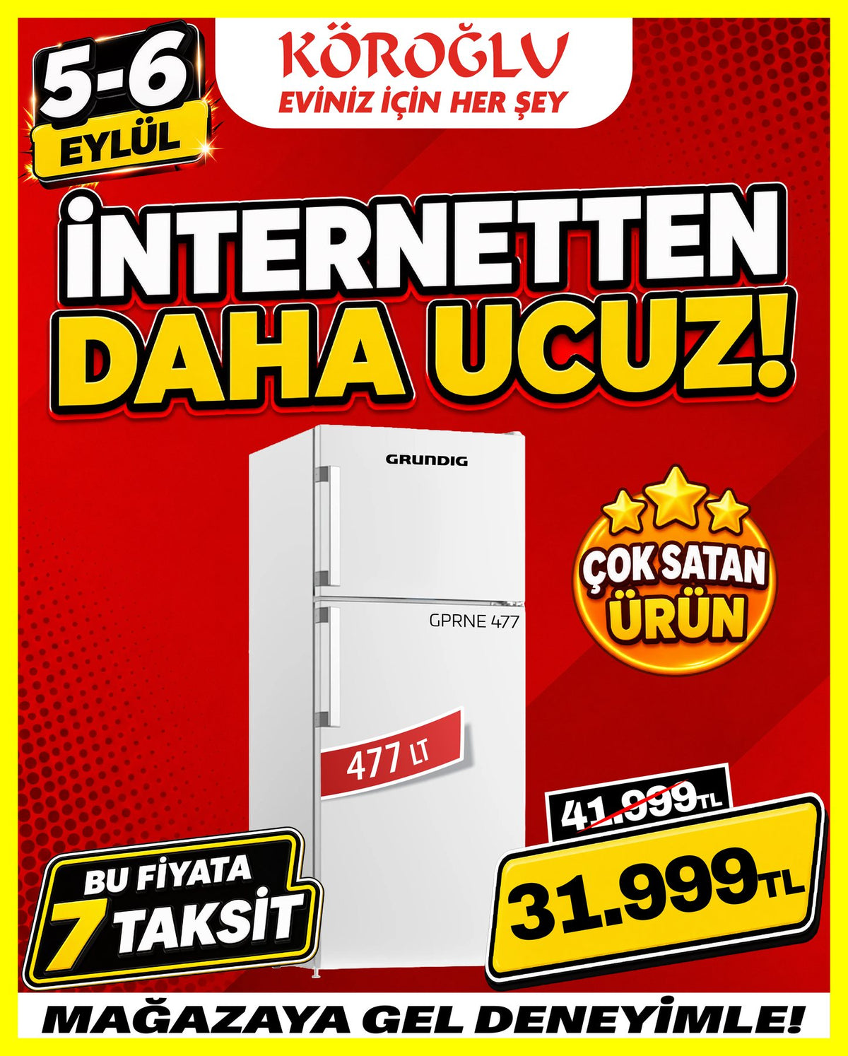 Grundig GPRNE 477 Buzdolabı