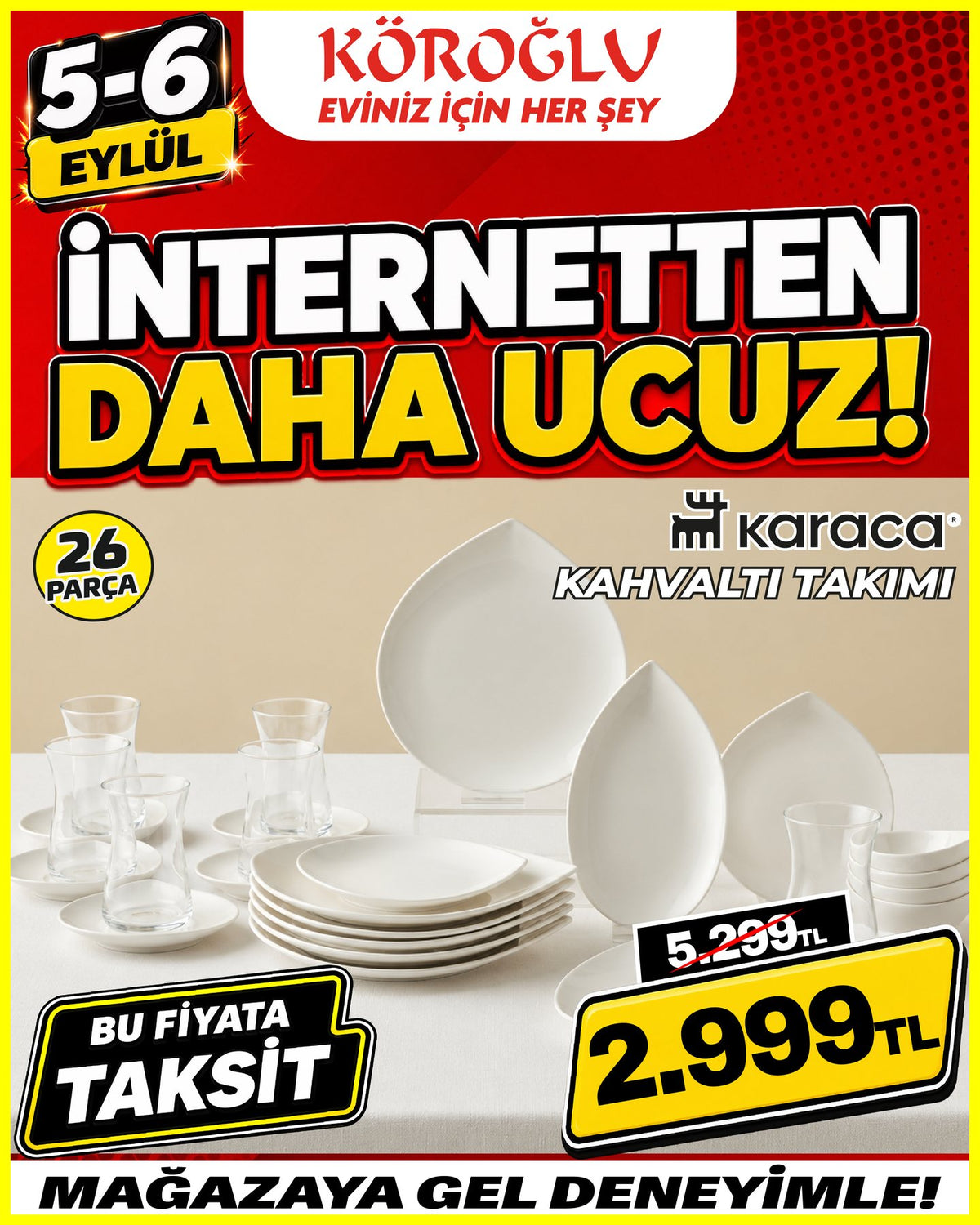 Karaca Kahvaltı Takımı 26 Parça