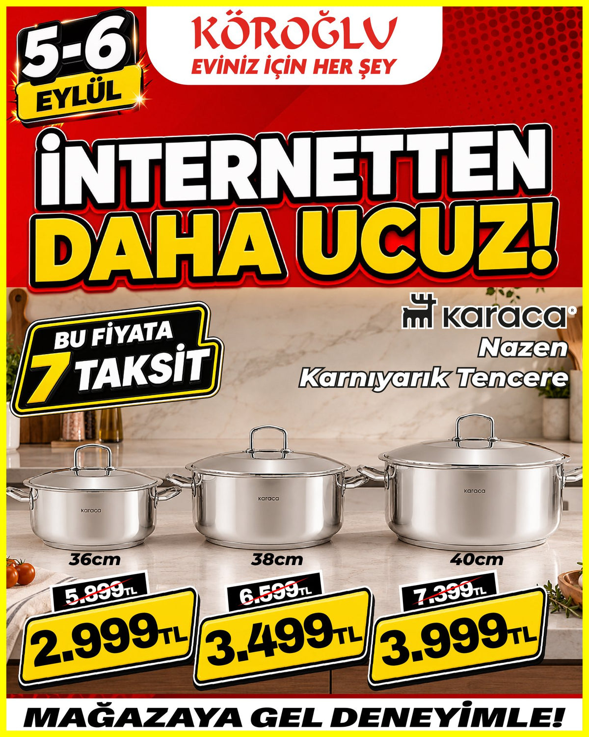 Karaca Karnıyarık Tencere Seti