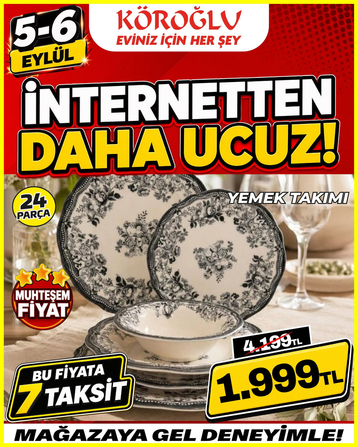 Karaca Yemek Takımı 24 Parça