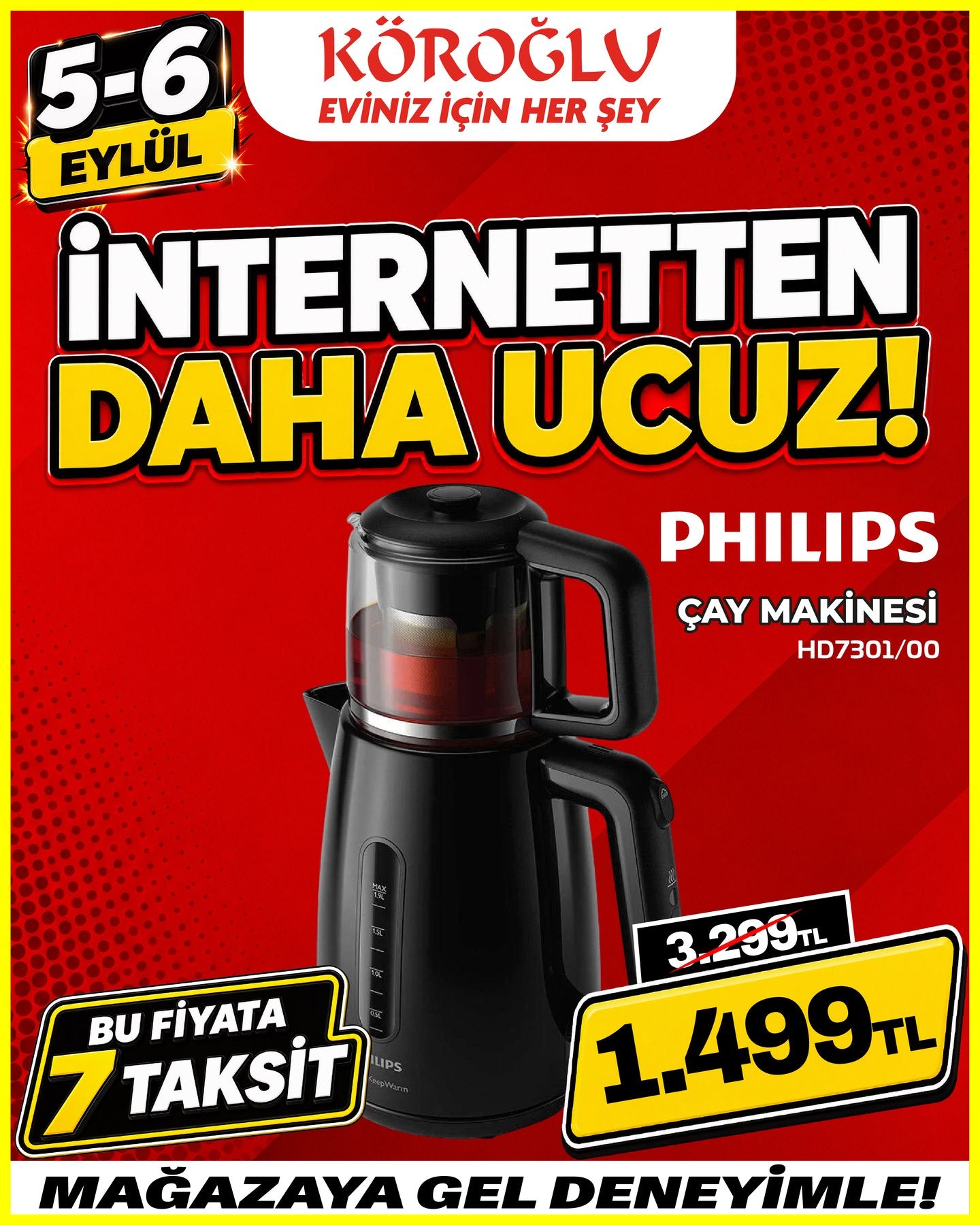 Philips HD7301/00 Çay Makinesi