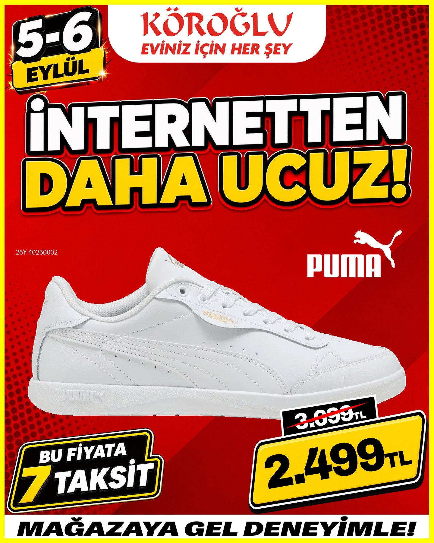 Puma Beyaz Spor Ayakkabı