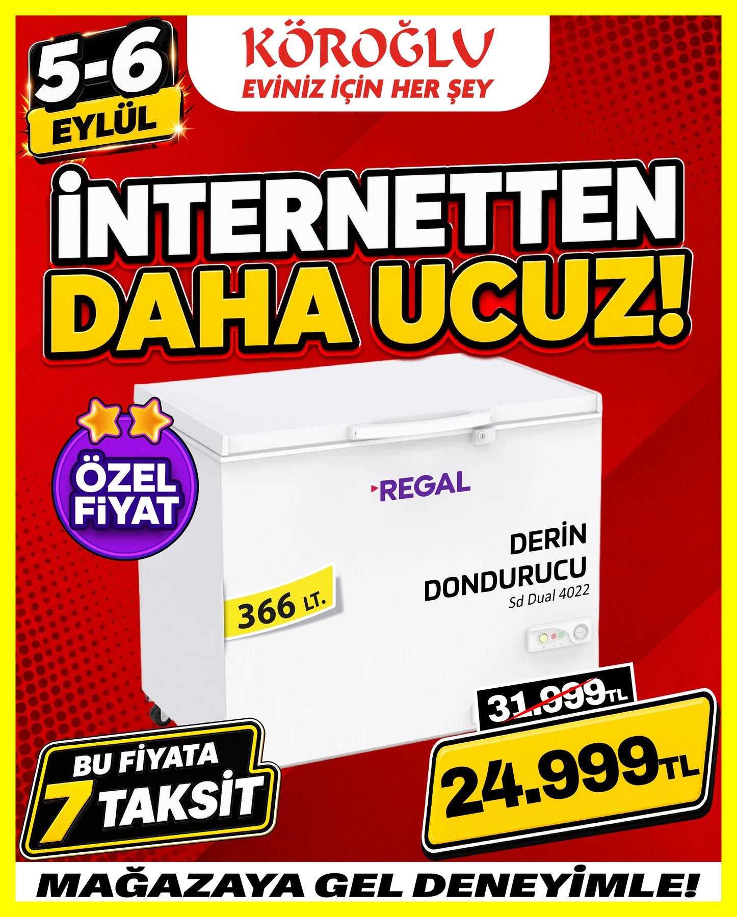 Regal 366 Lt Derin Dondurucu