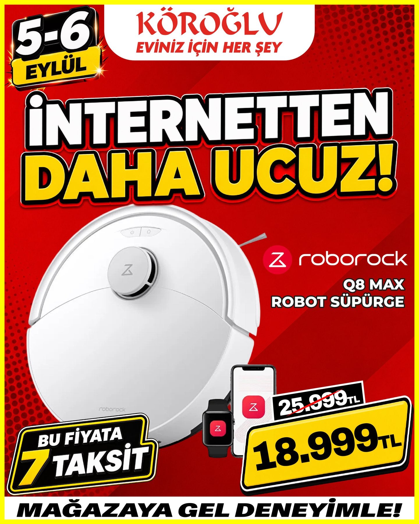Roborock Q8 Max Robot Süpürge