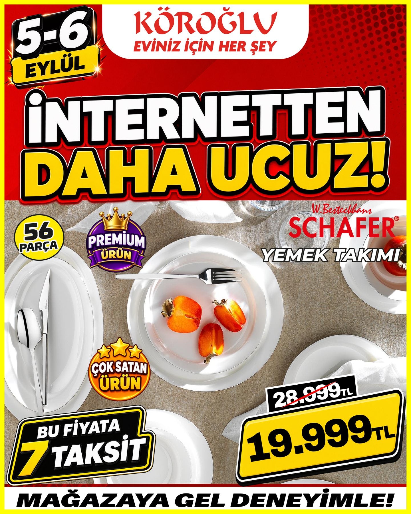 Schafer Yemek Takımı 56 Parça