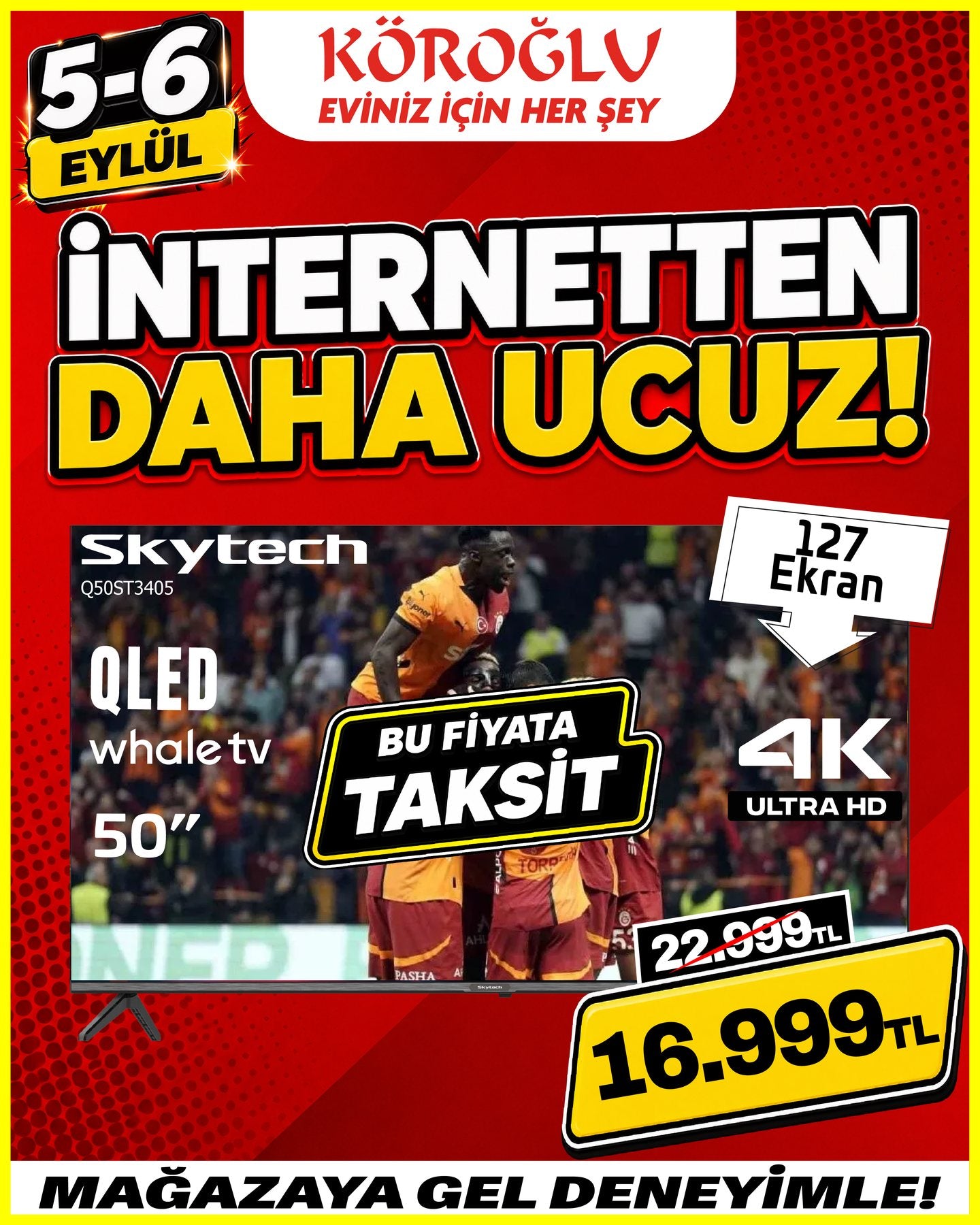 Skytech 50 İnç QLED Whale TV