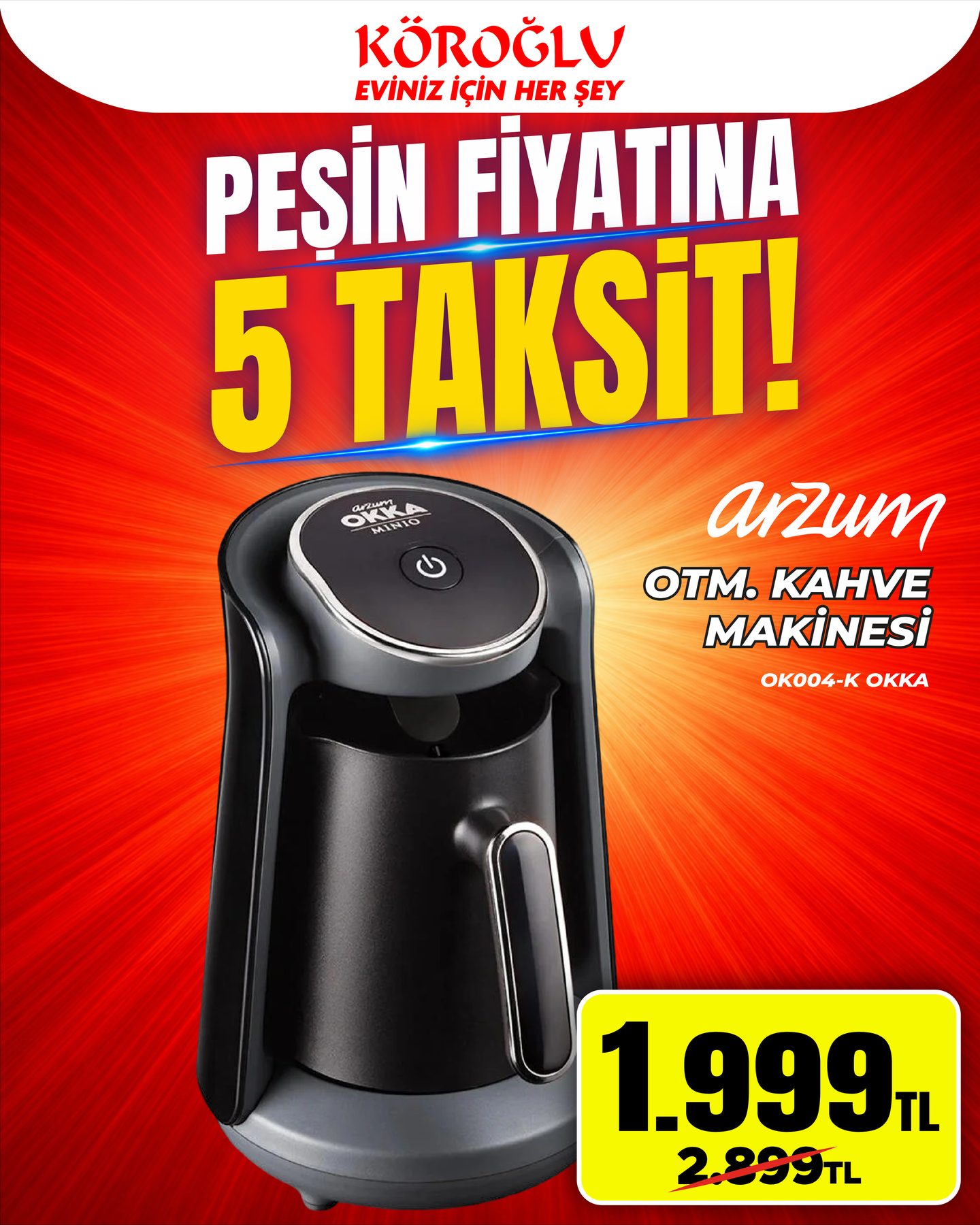 Arzum Otomatik Kahve Makinesi Main image
