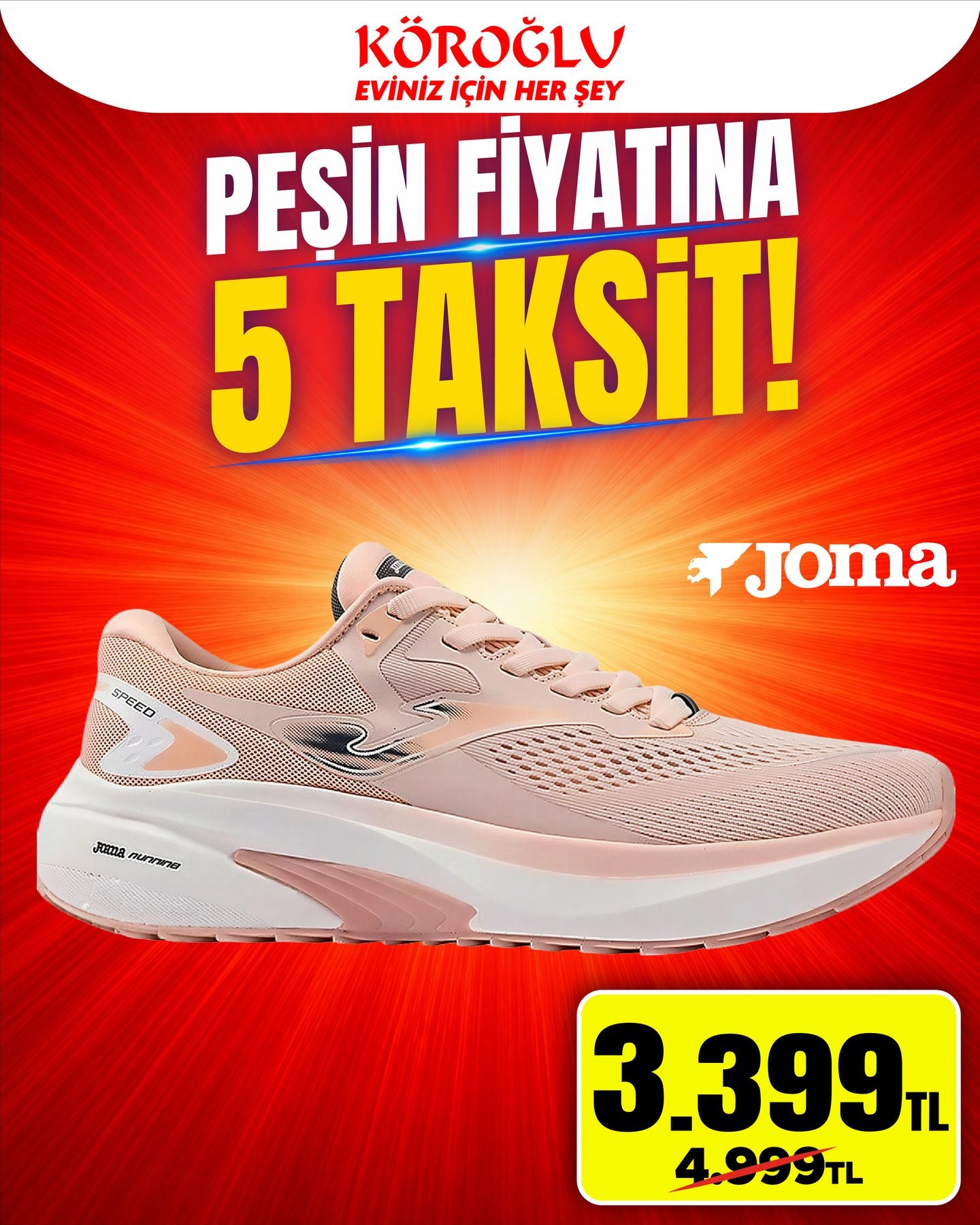 Joma Pudra Spor Ayakkabı