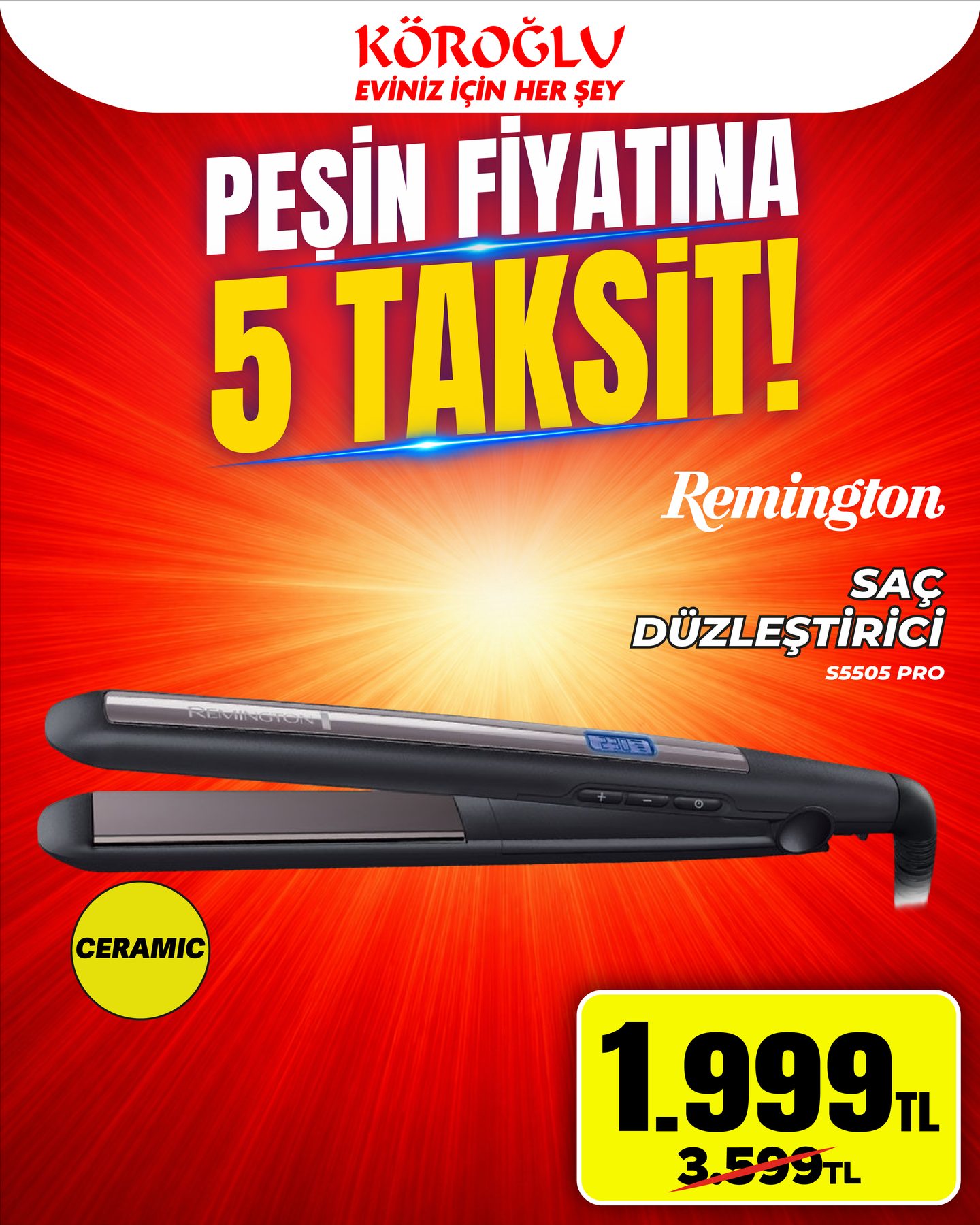 Remington Saç Düzleştirici Main image