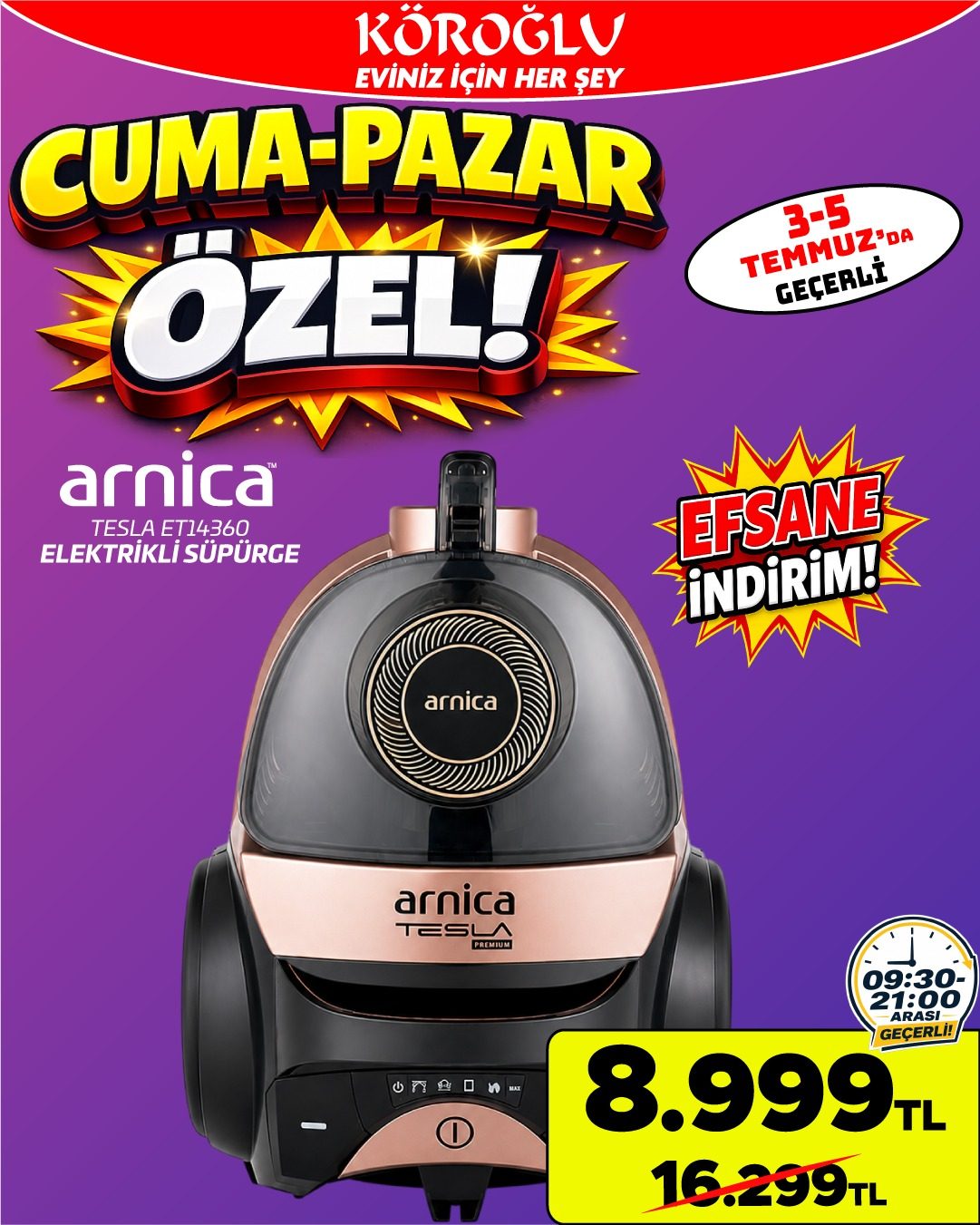 Arnica Elektrikli Süpürge Main image