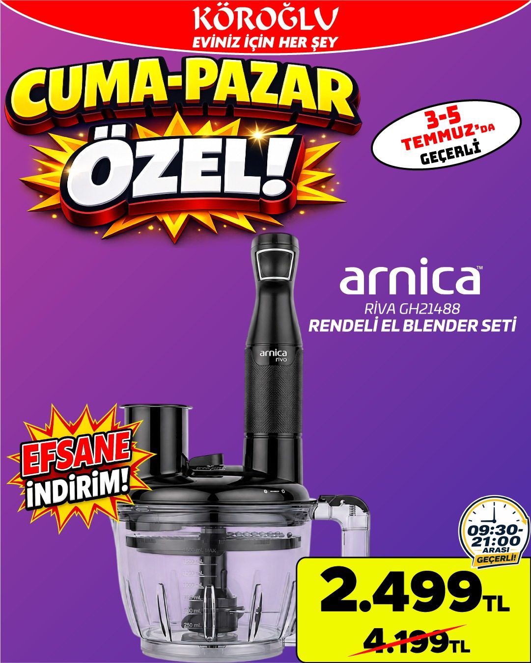Arnica Riva El Blender Seti Main image