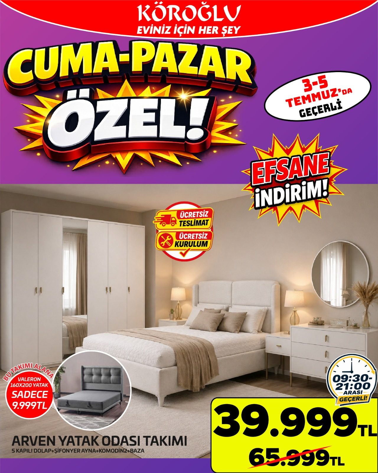 Arven Yatak Odası Takımı