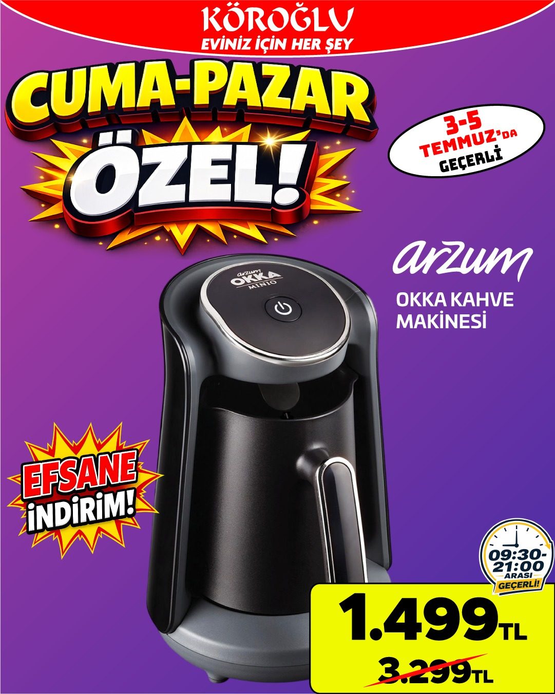Arzum Okka Kahve Makinesi