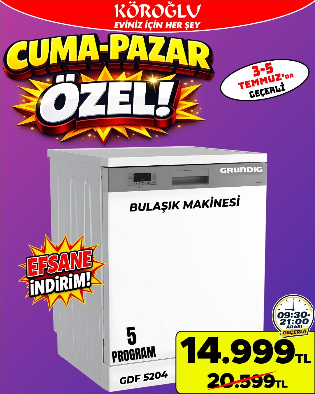 Grundig Bulaşık Makinesi