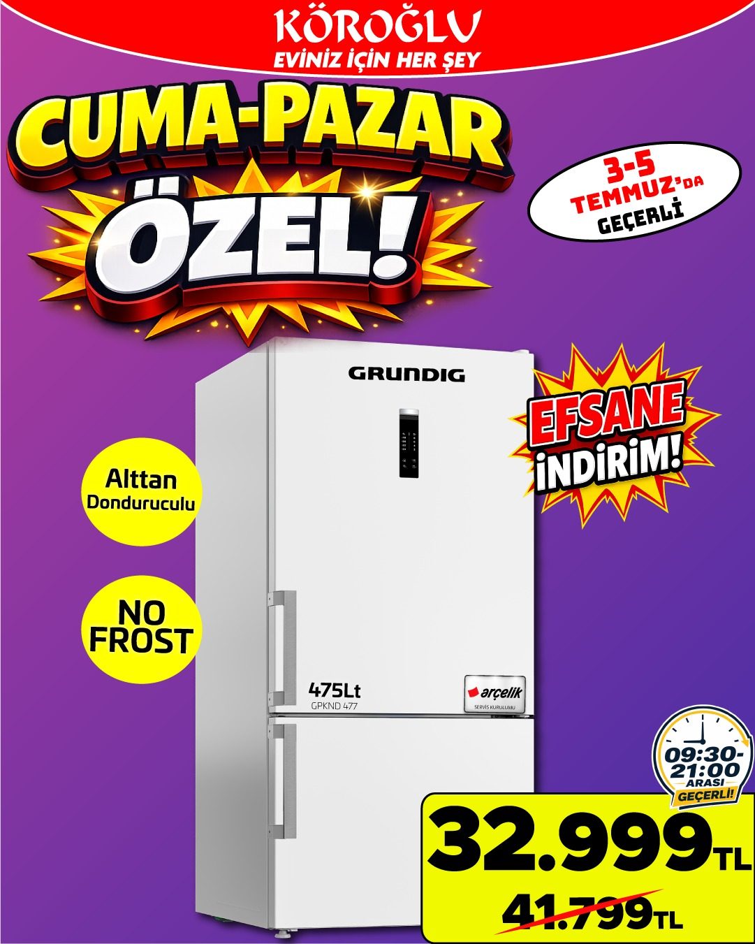 Grundig Buzdolabı
