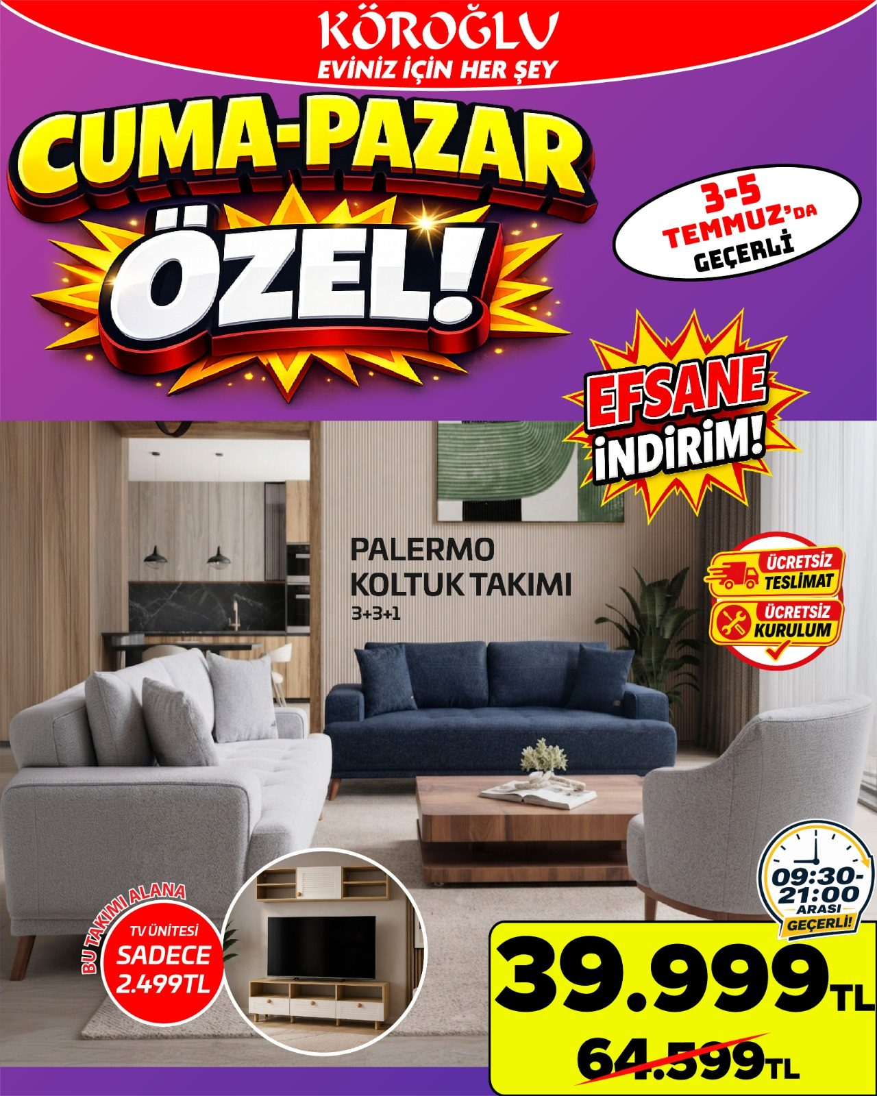 Palermo Koltuk Takımı