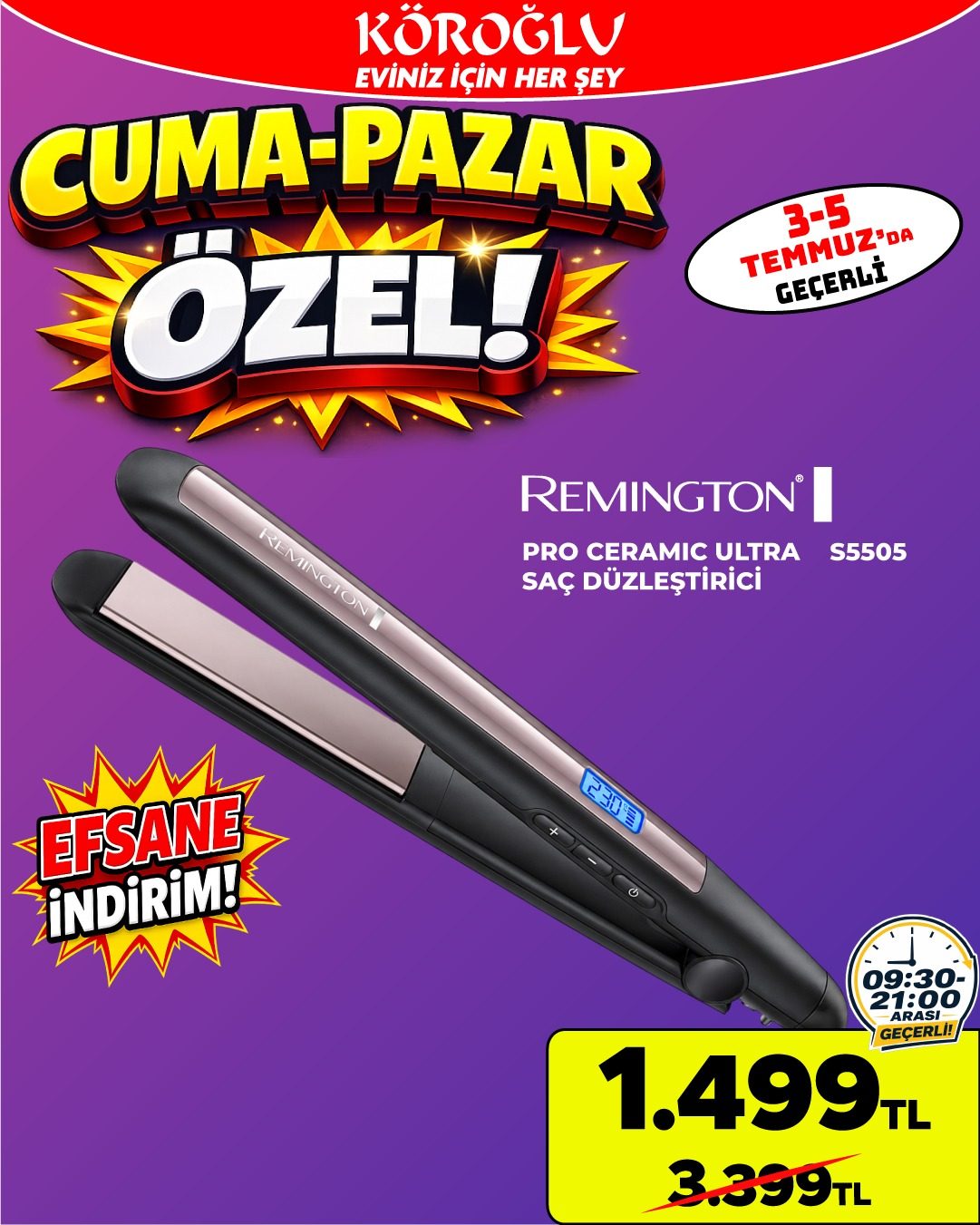 Remington Saç Düzleştirici Main image