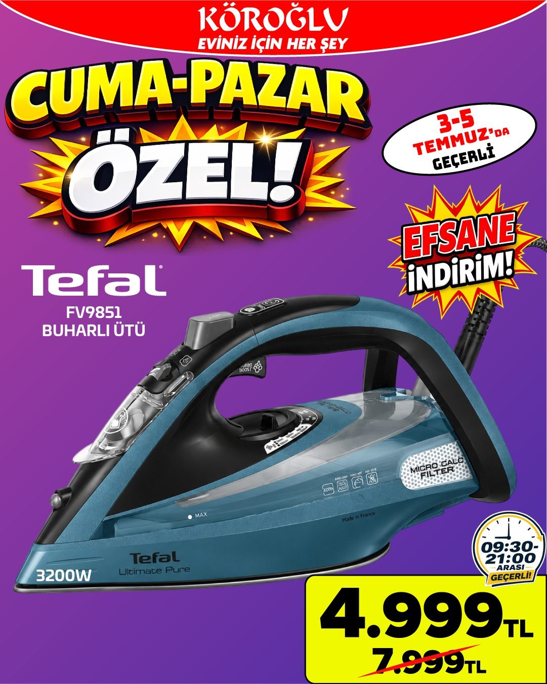 Tefal Buharlı Ütü Main image