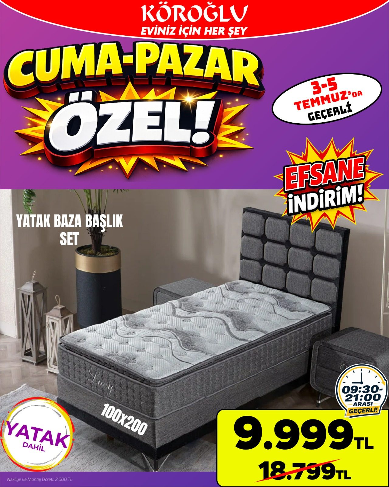Yatak Baza Başlık Seti Main image