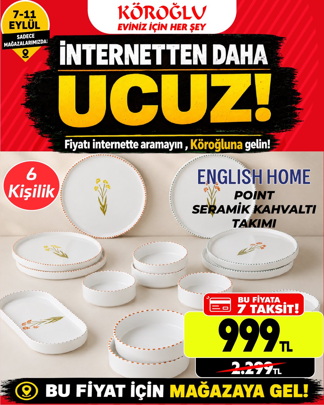 Emsan Akasya Çatal Kaşık Takımı 24 Parça