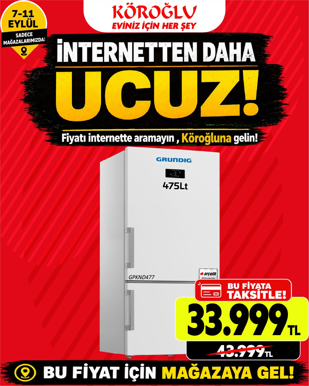Grundig GPKND 477 Buzdolabı Main image