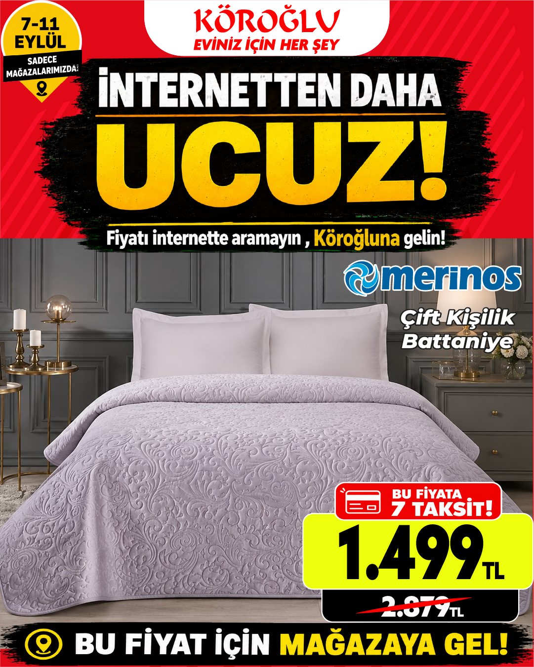 Merinos Çift Kişilik Battaniye