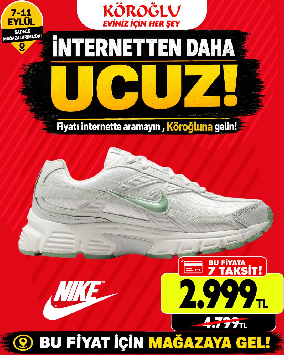 Nike Beyaz Spor Ayakkabı Main image