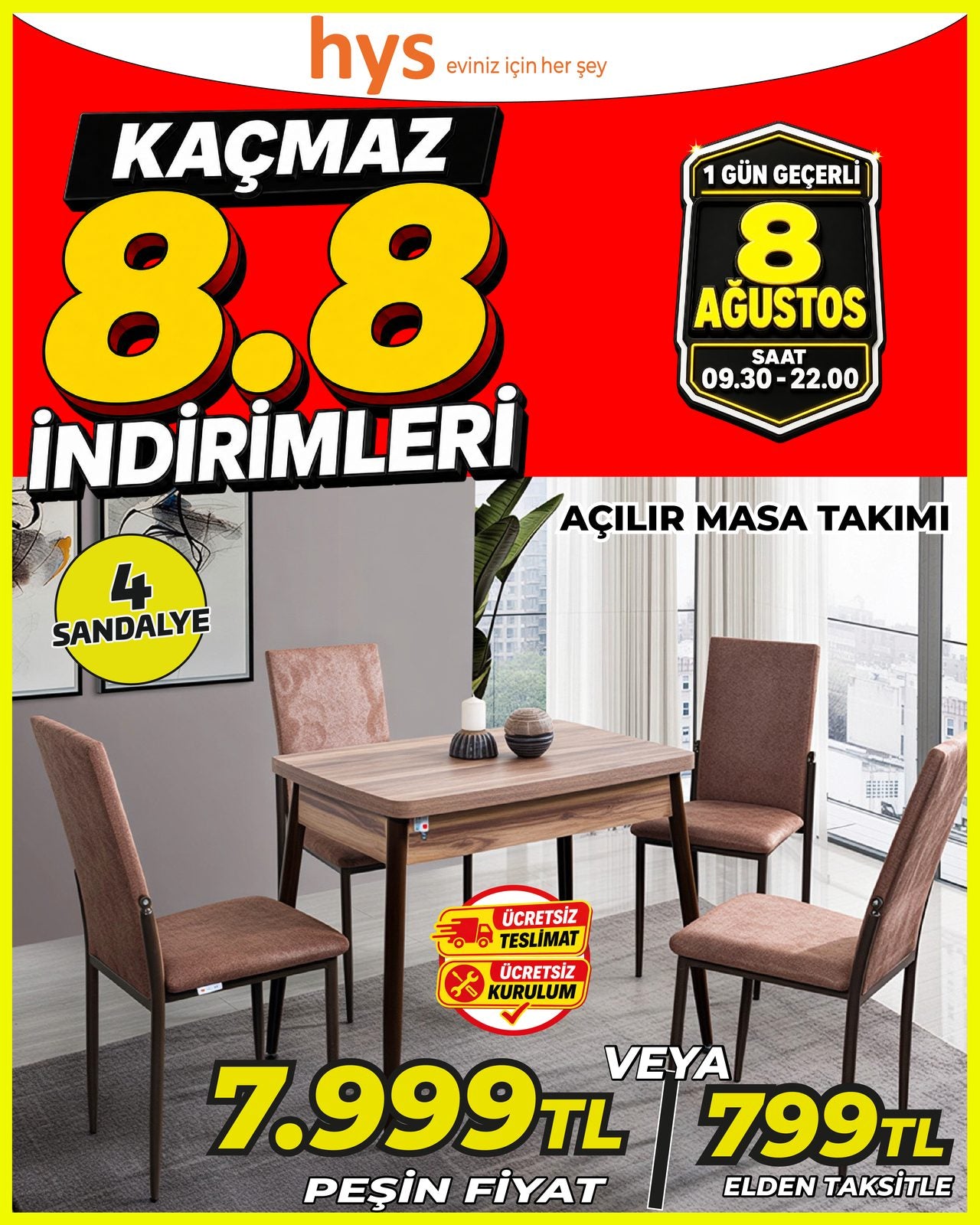 Açılır Masa Takımı Main image