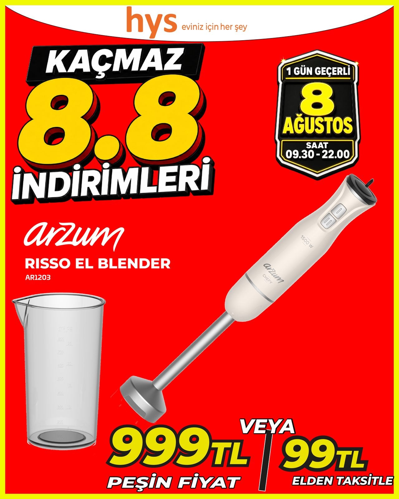 Arzum Risso El Blender Main image