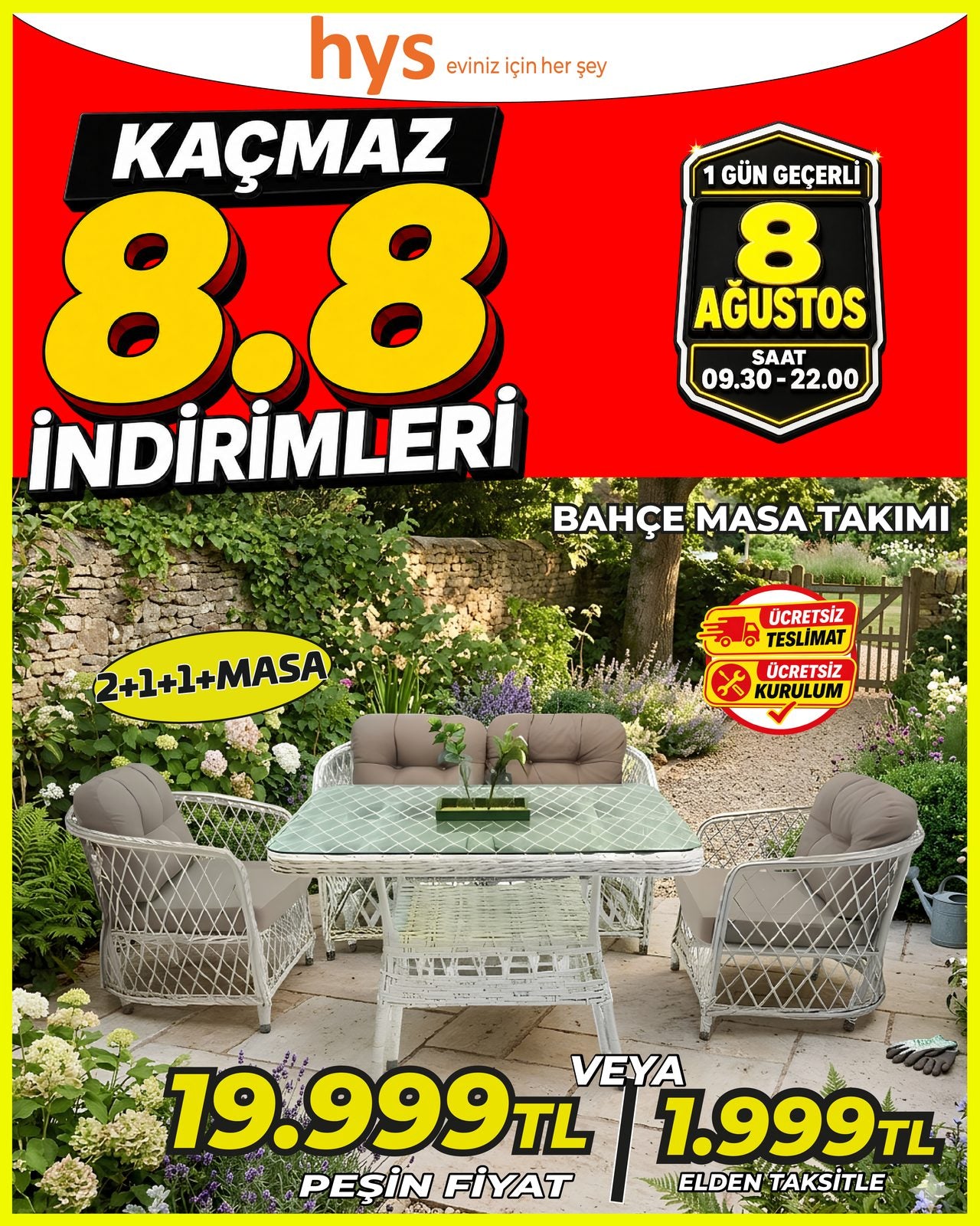 Bahçe Masa Takımı Main image