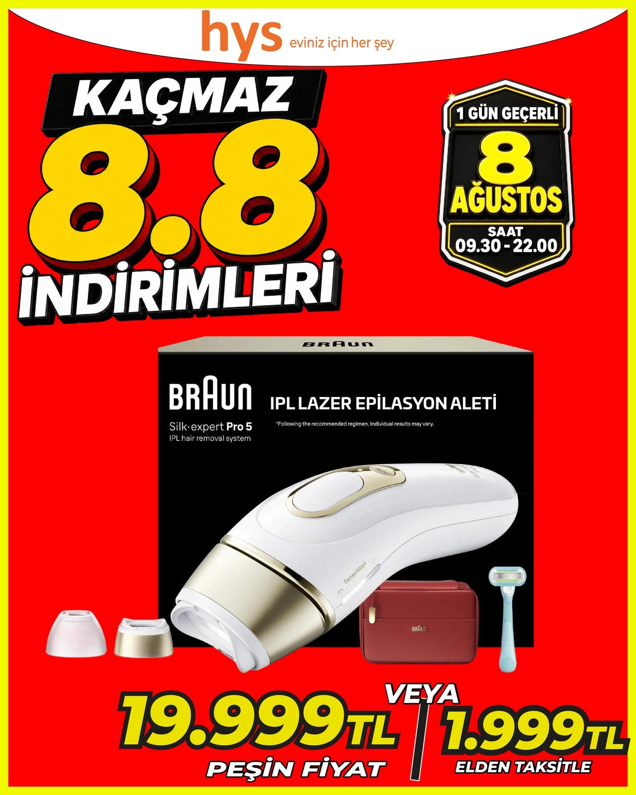 Braun IPL Lazer Epilasyon Aleti Main image