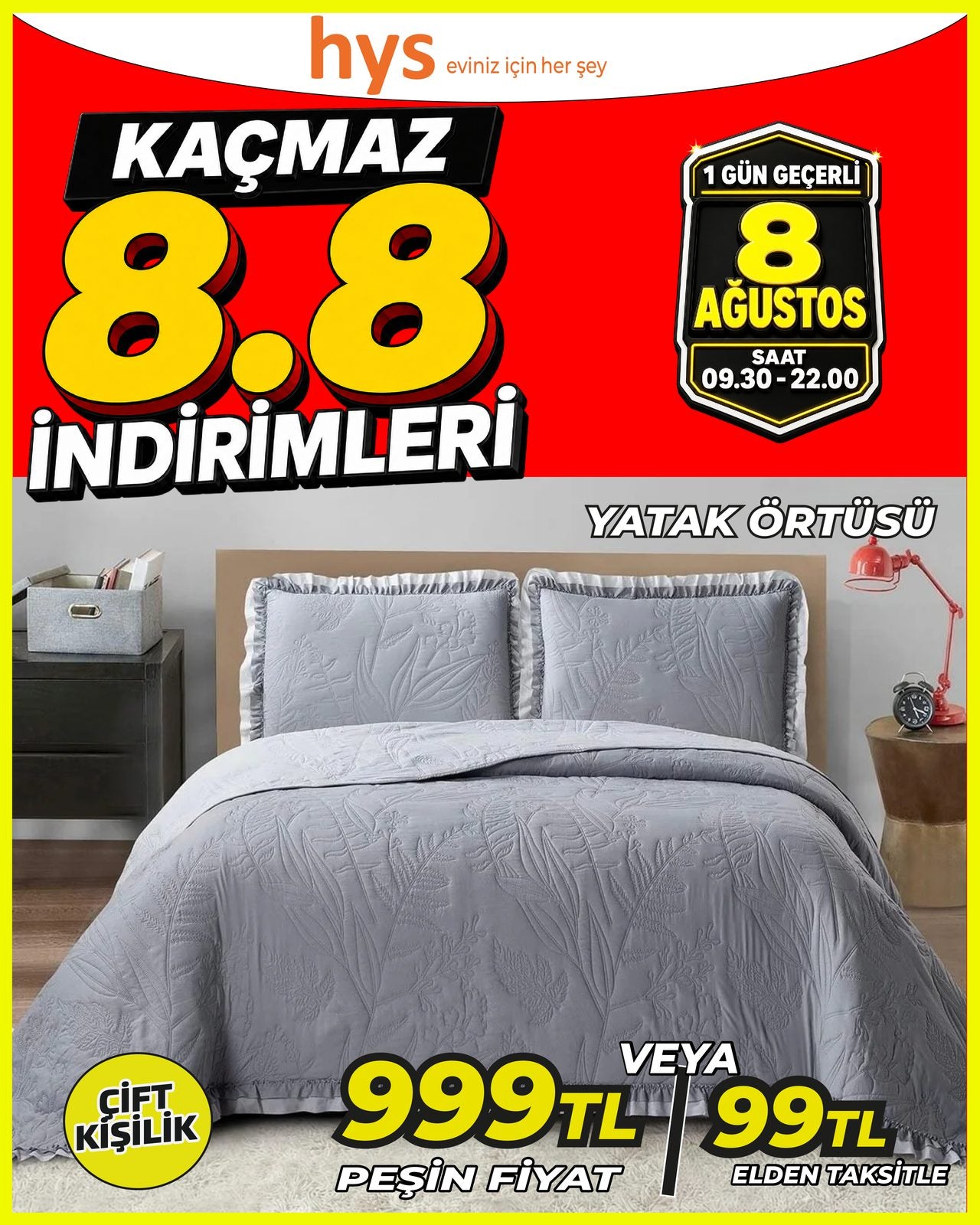 Çift Kişilik Yatak Örtüsü Main image