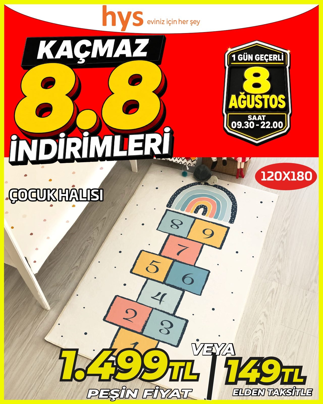 Çocuk Halısı 120x180